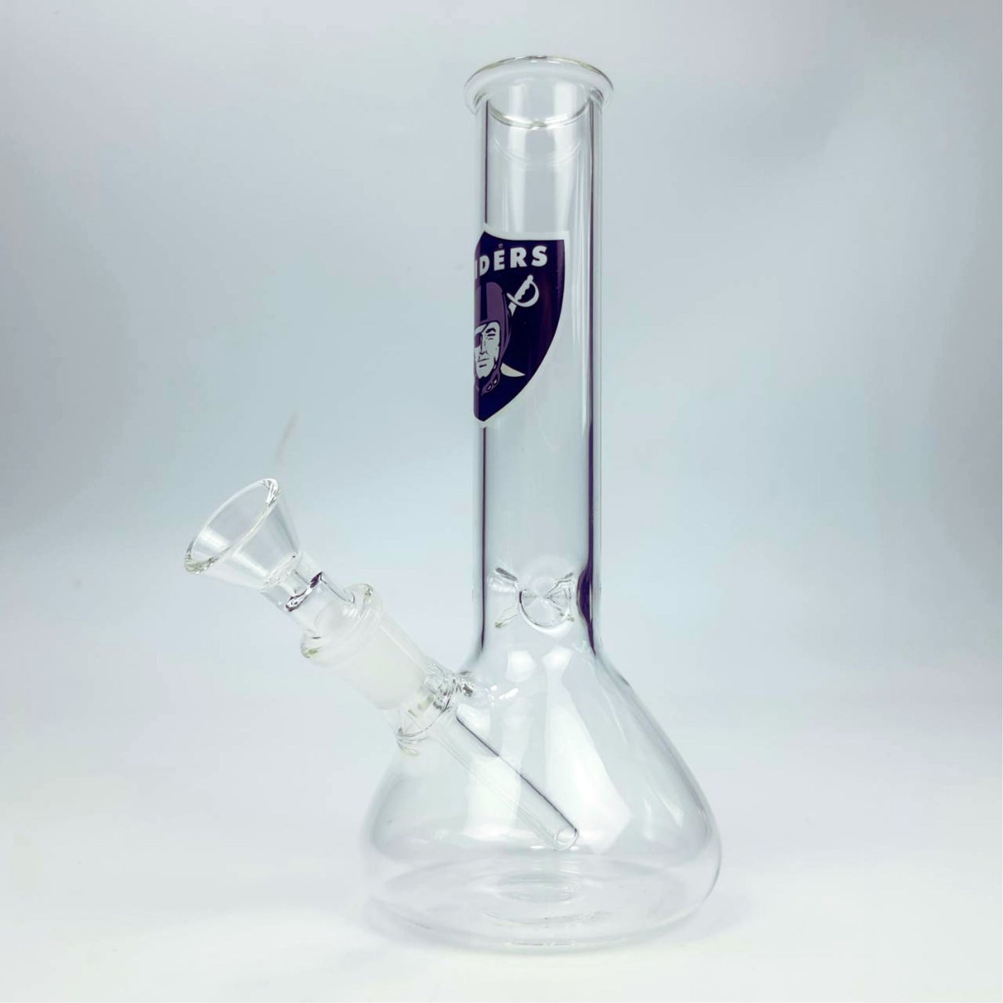 GLASS BONG | RAIDERS BEAKER GLASS BONG 8 INCH 4MM THICKNESS