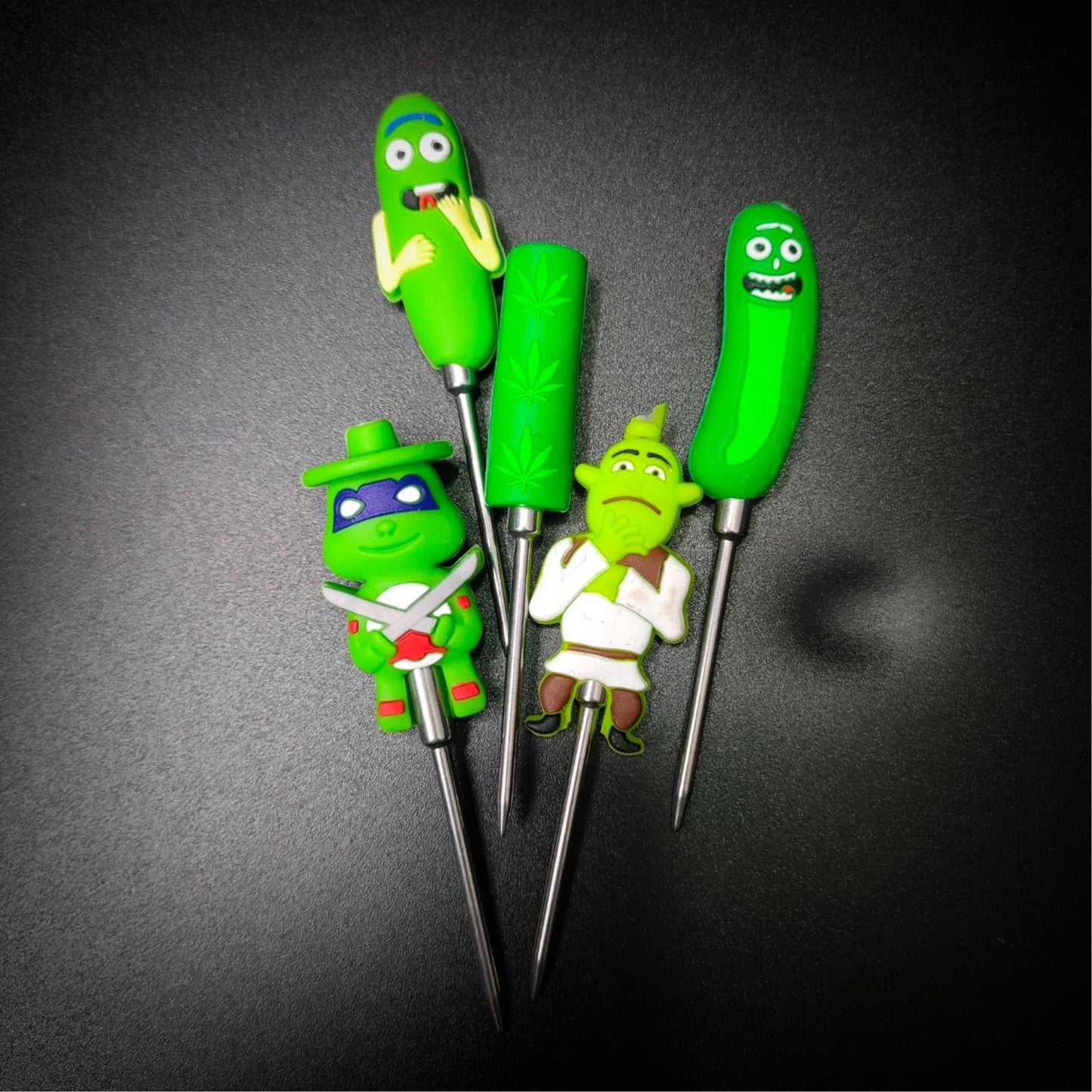 DABBER | CARTOON DAB TOOL METAL DABBER WITH SILICONE V.2