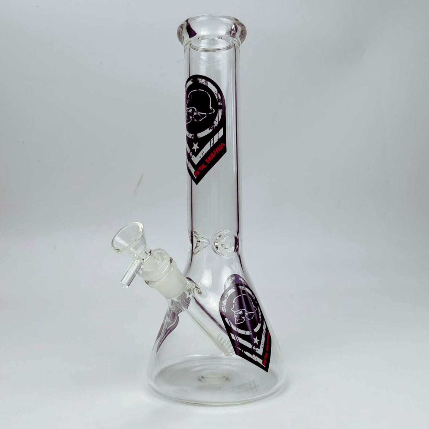 GLASS BONG | METAL MULISHA BEAKER GLASS BONG 11 INCH 5MM THICKNESS