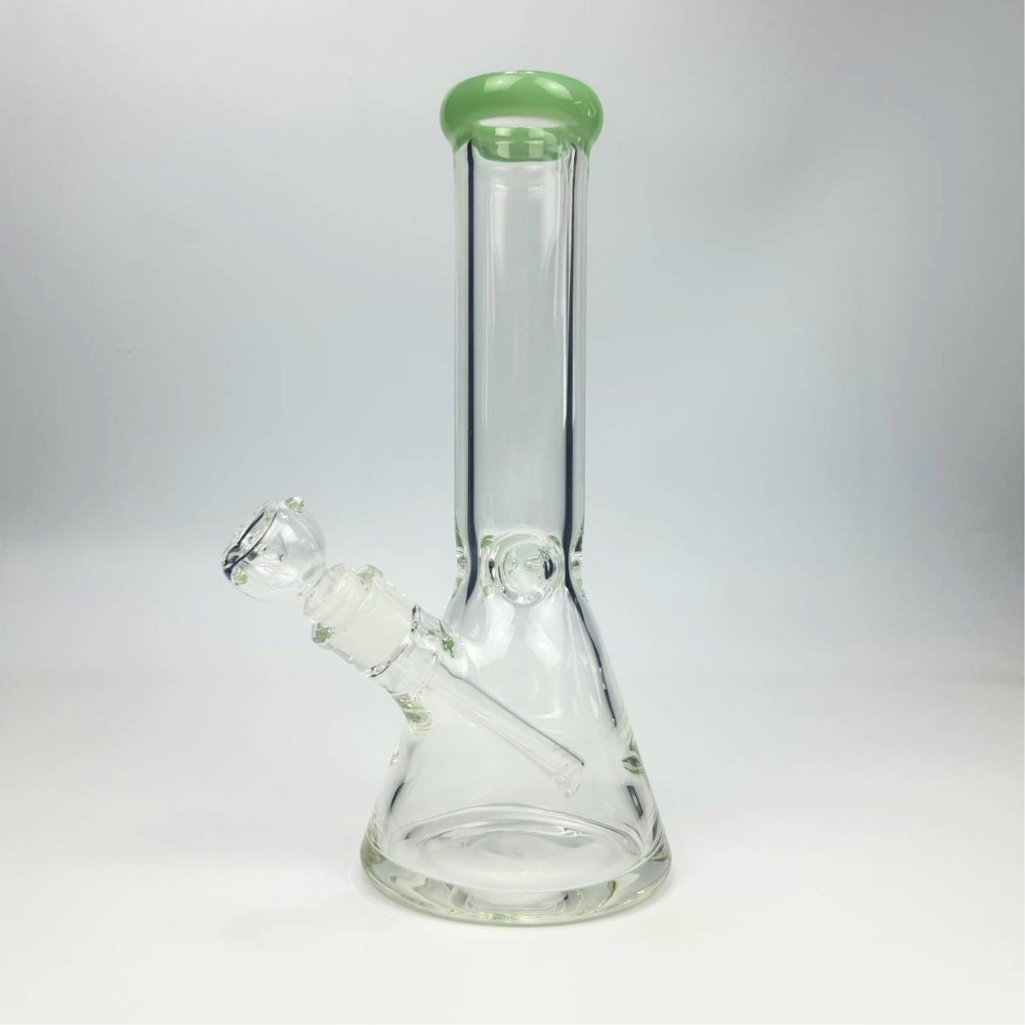Glass Bong | REINFORCE NO LOGO PREMIUM BEAKER 12 INCH 9MM THICKNESS JADE MOUTHPIECE