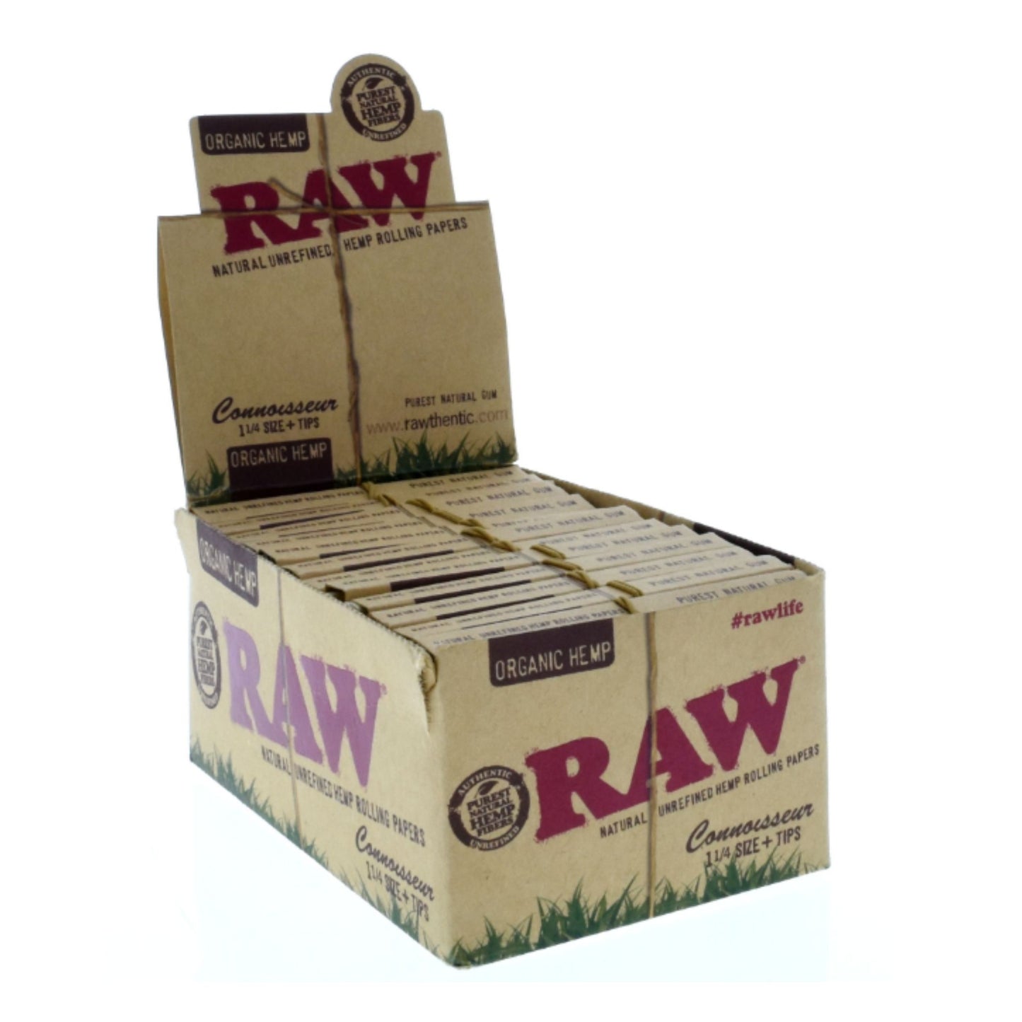 ROLLING PAPER | RAW ORGANIC HEMP ARTESANO 1 ¼" SIZE 3 IN 1