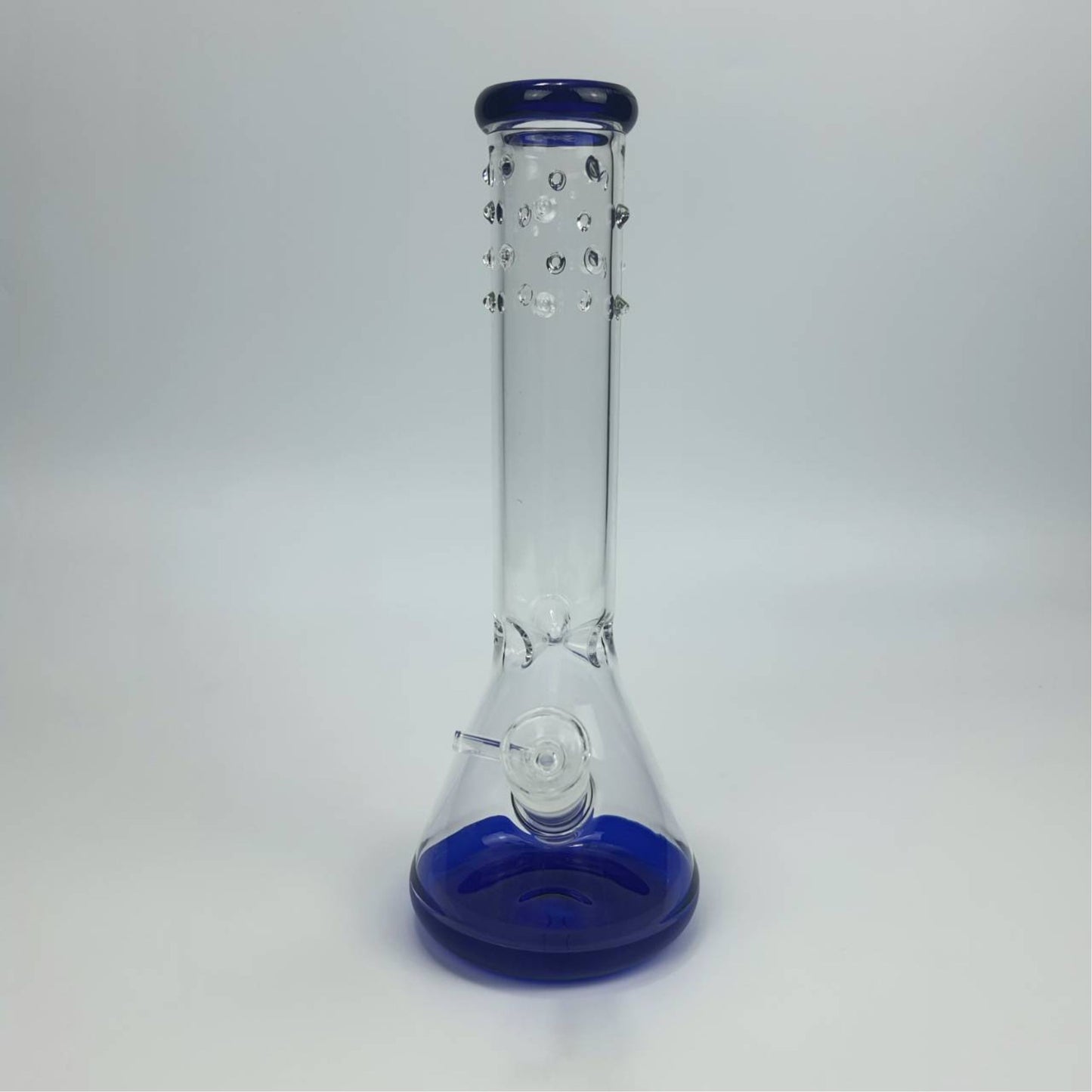 Glass Bong | BLUE BASE NO LOGO BEAKER 11.5 INCH