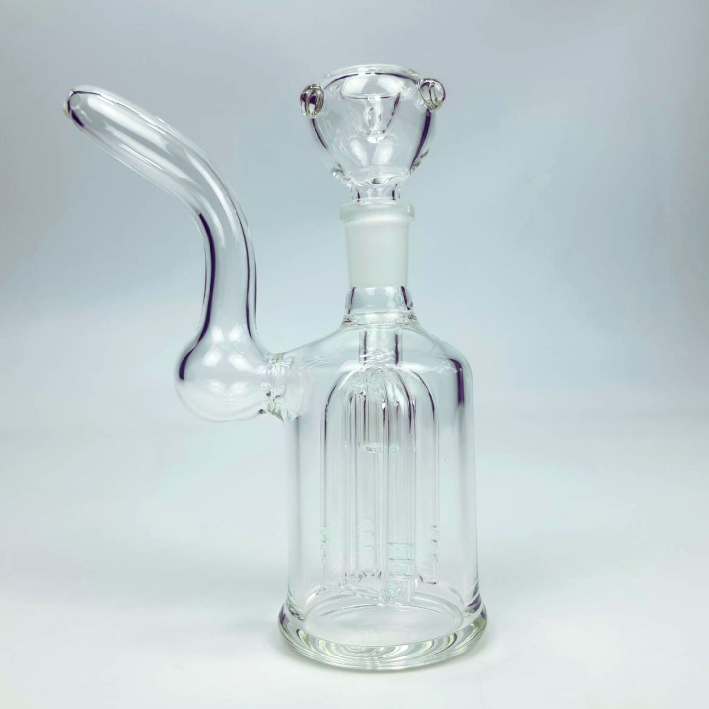 GLASS BONG | MINI PORTABLE BONG 4-ARM PERC 6 INCH GLASS BOTTTLE