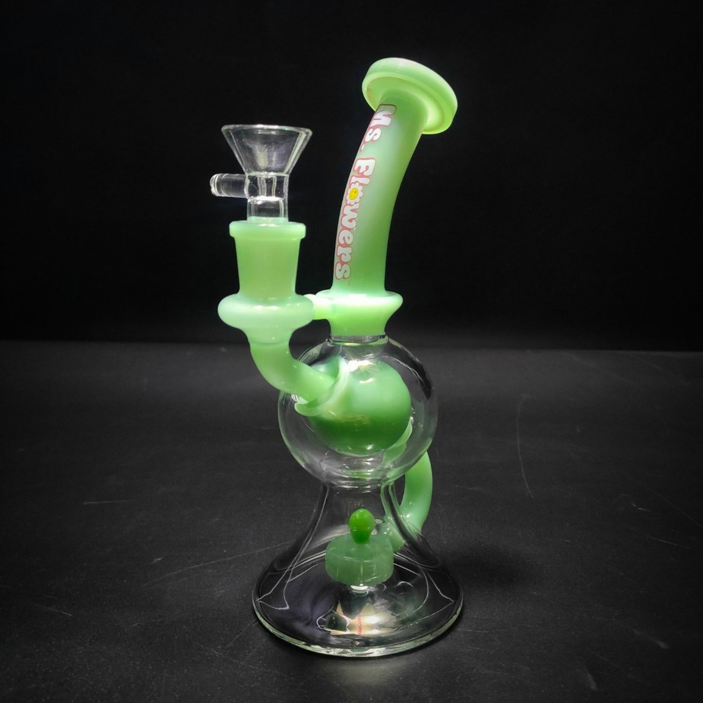 GLASS BONG | MS.FLOWERS GLOBE WATER PIPE 8 INCH