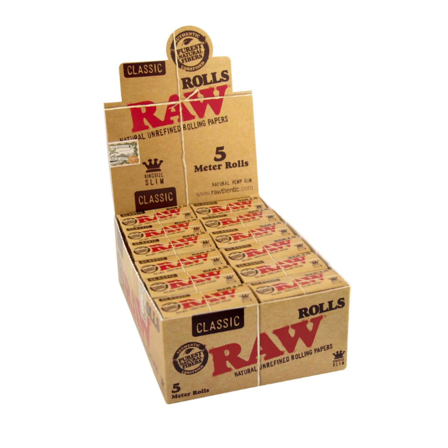 ROLLING PAPER | RAW CLASSIC ROLLS 5-METER LENGTH KINGSIZE