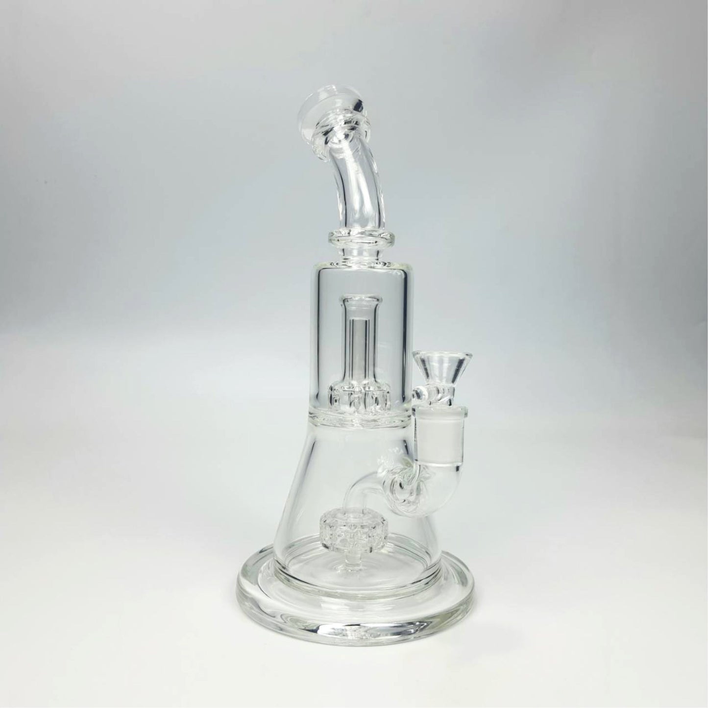 GLASS BONG | DYNASTY RIG 10 INCH DOUBLE HELIX & DOME PERC