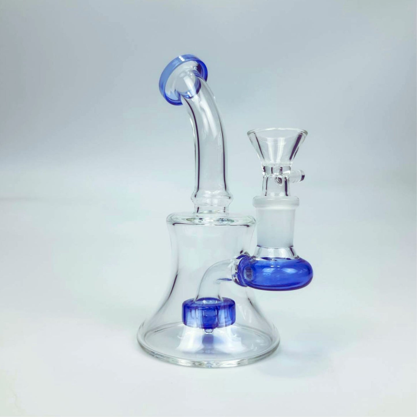 GLASS BONG | DAB RIG BEAKER 5.5 INCH WITH SHOWERHEAD PERC