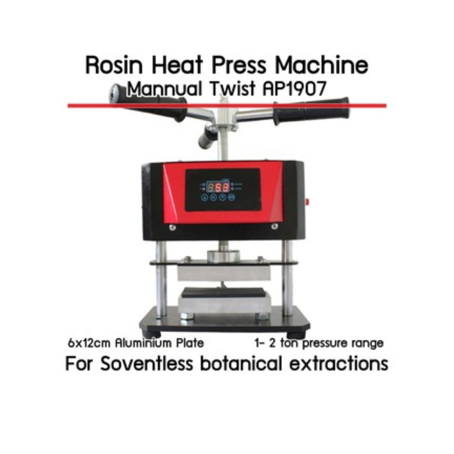 EXTRACTION TOOLS | 1 - 2 TON ROSIN HEAT PRESS MACHINE - AP 1907