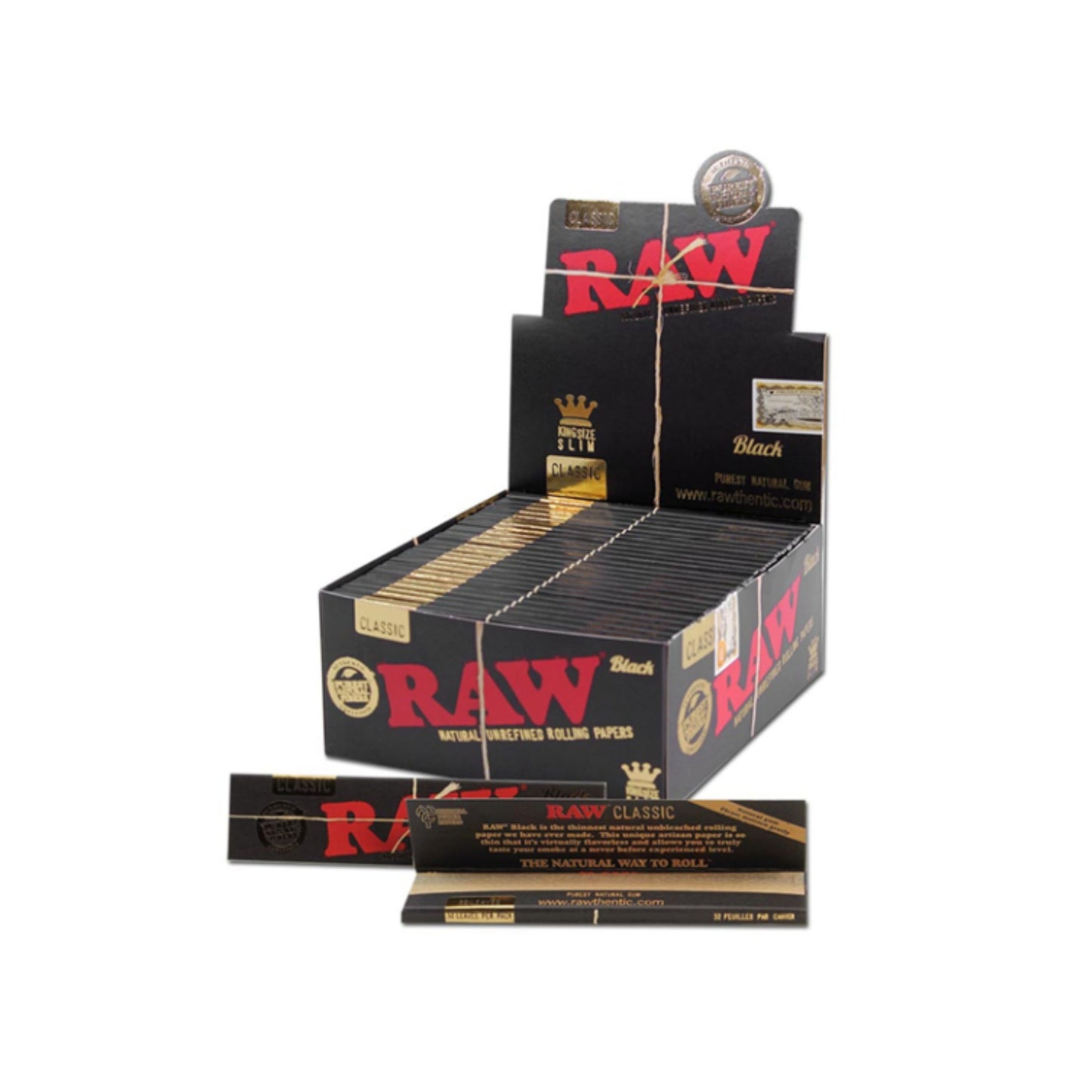 ROLLING PAPER | RAW CLASSIC BLACK KINGSIZE