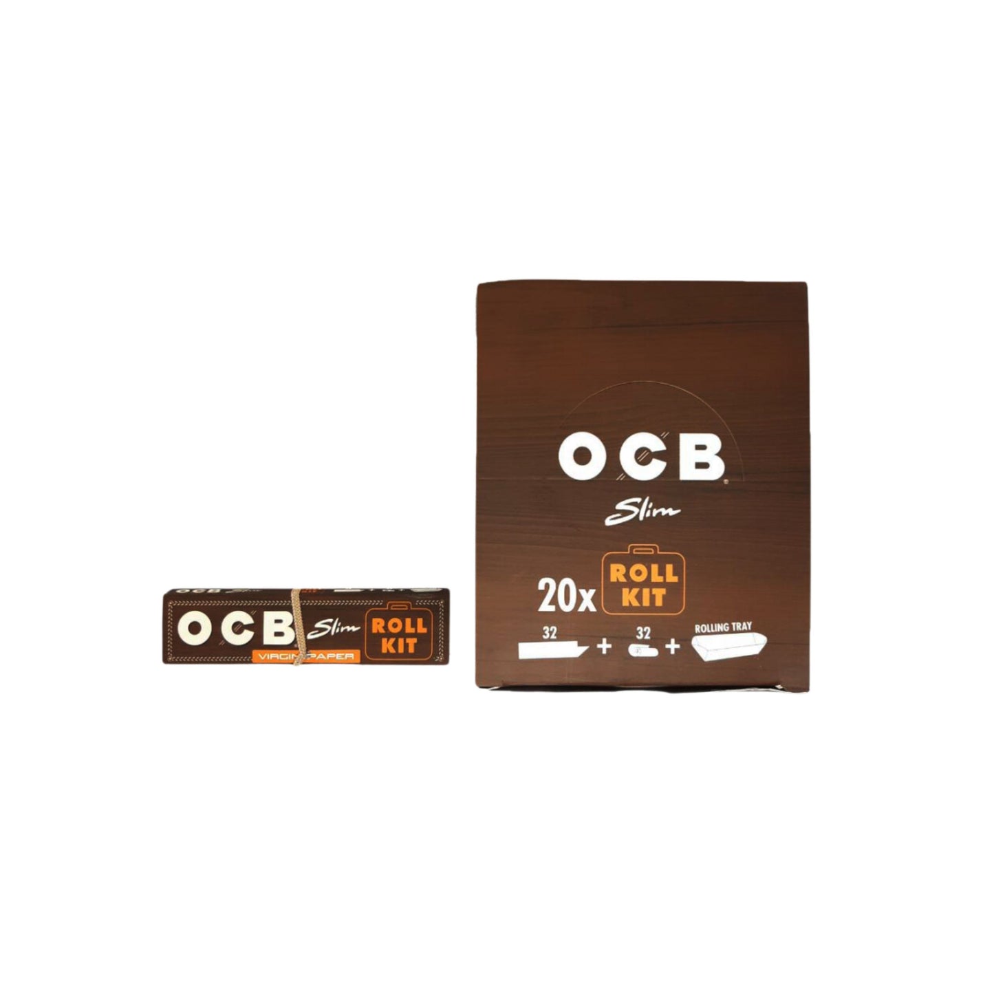 ROLLING PAPER | OCB VIRGIN KINGSIZE ROLL KITS ROLLING PAPER