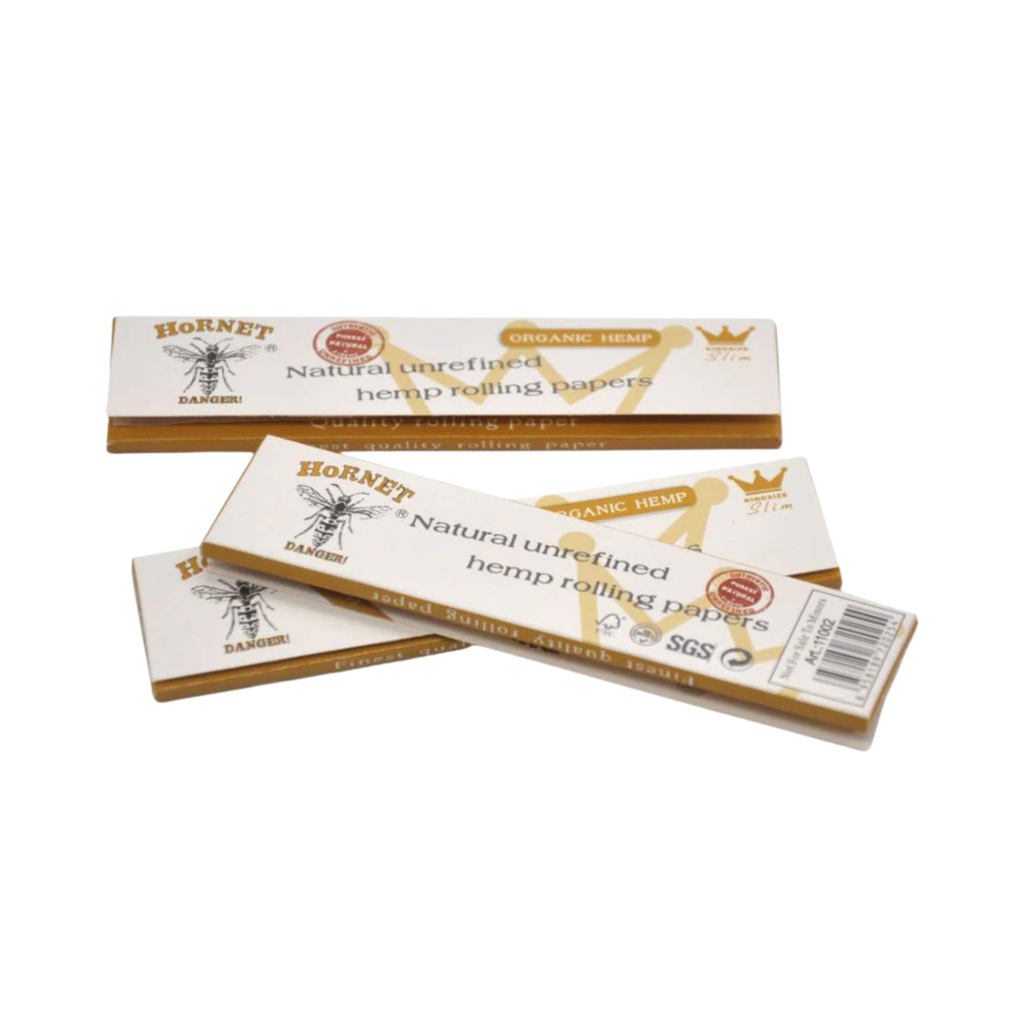 ROLLING PAPER | HORNET KINGSIZE WHITE ORGANIC HEMP ROLLING PAPER