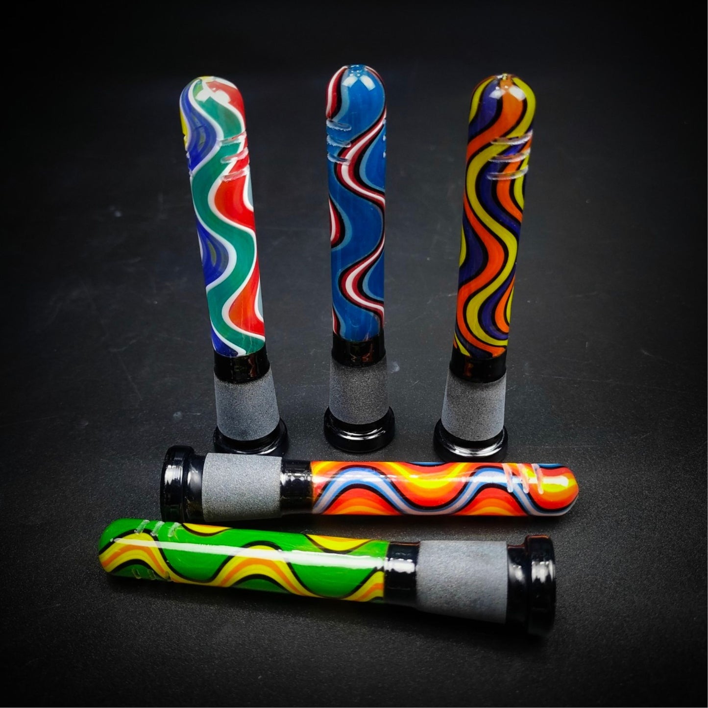 GLASS TUBE | RETRO SNAKE DOWNSTEM 1814 MM