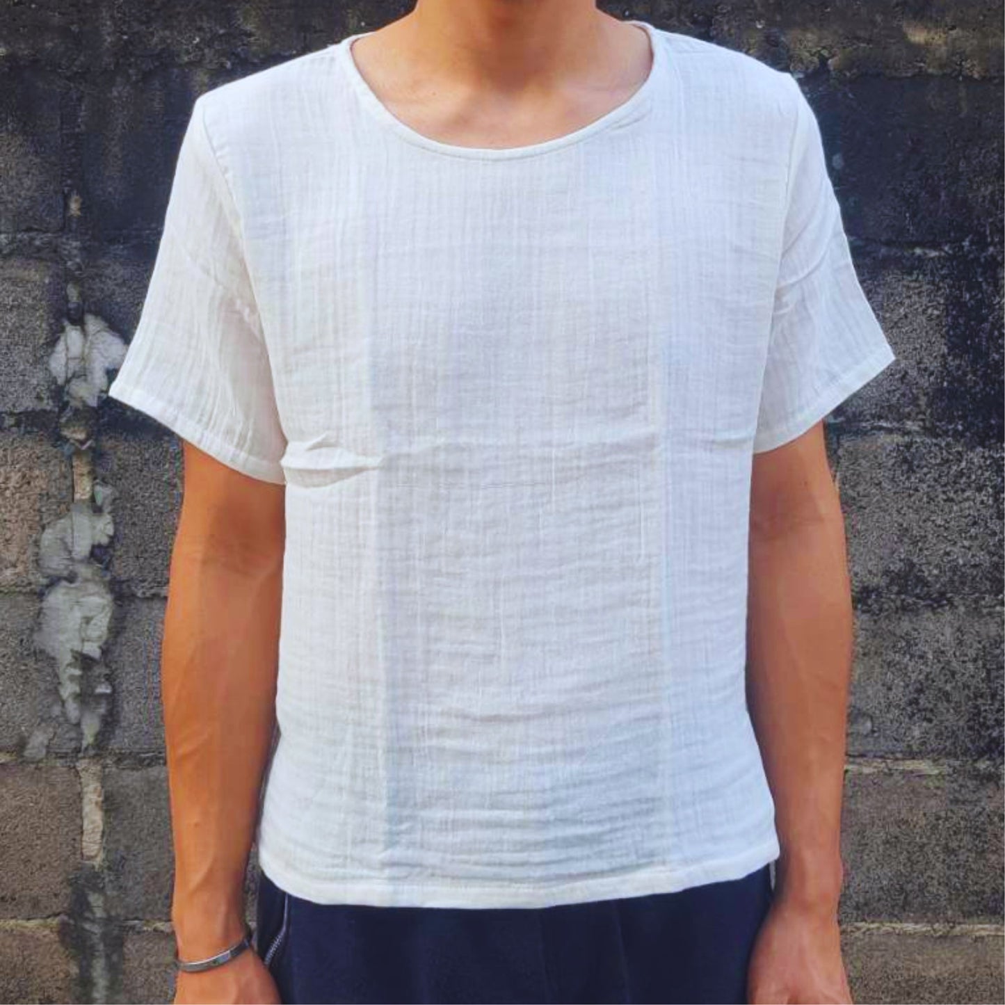 RAK MAE รักแม่ | COMFY COTTON CLASSIC SHIRT - WHITE