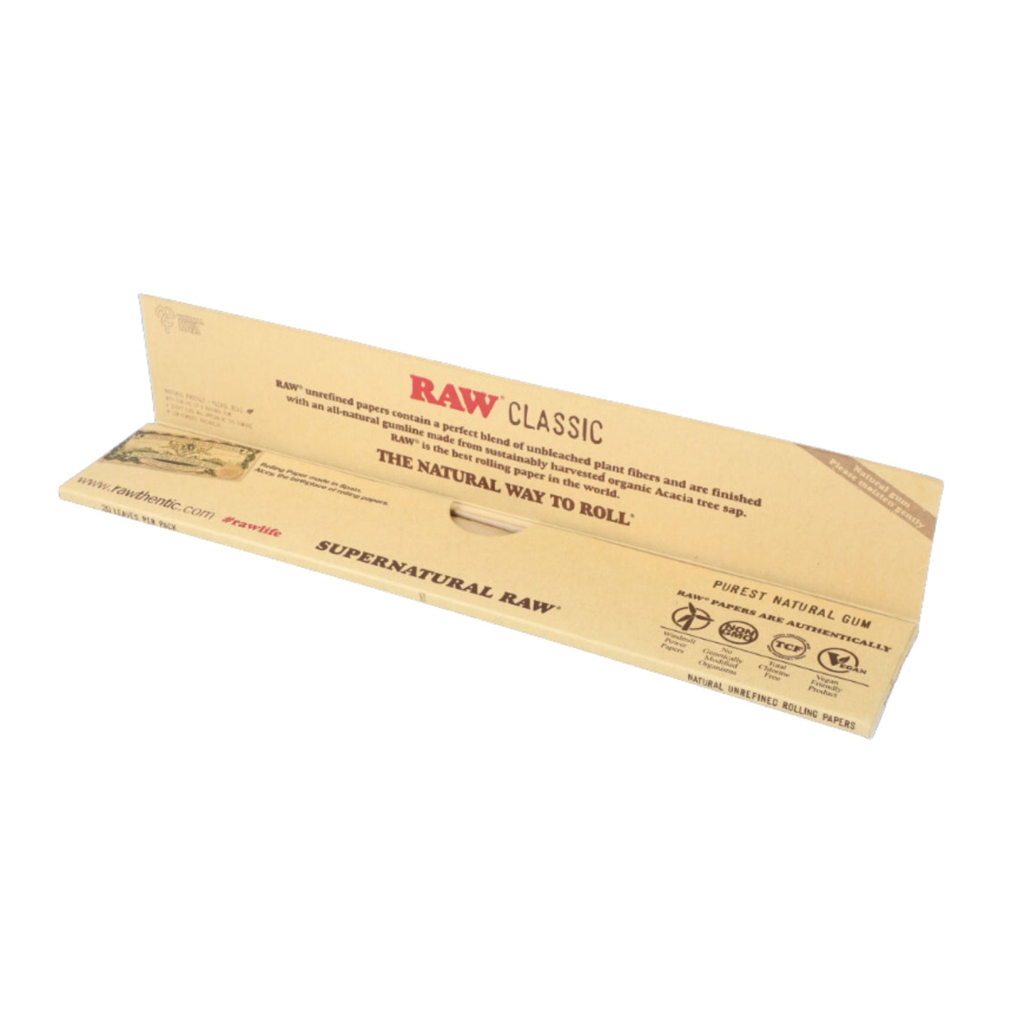 ROLLING PAPER | RAW 12" LENGTH SUPERNATRUAL ROLLING PAPER