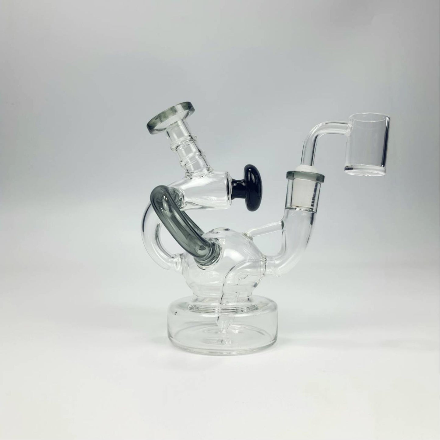 GLASS BONG | CHAMBE MINI RECYCLER RIG 6 INCH