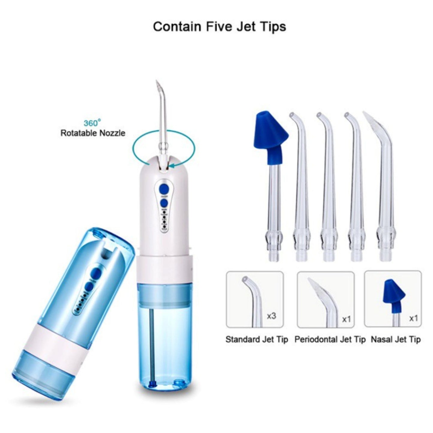 WATER FLOSSER | IPX7 WATERPROOF V.1 PORTABLE ORAL IRRIGATOR