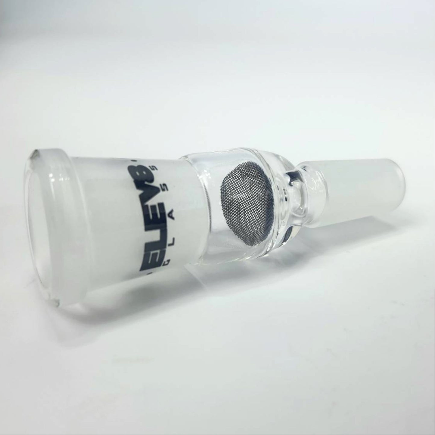 CANNABIS HARDWARE | 14MM INJECTOR STYLE ELEV8 GLASS BOWL - MESH SCREEN