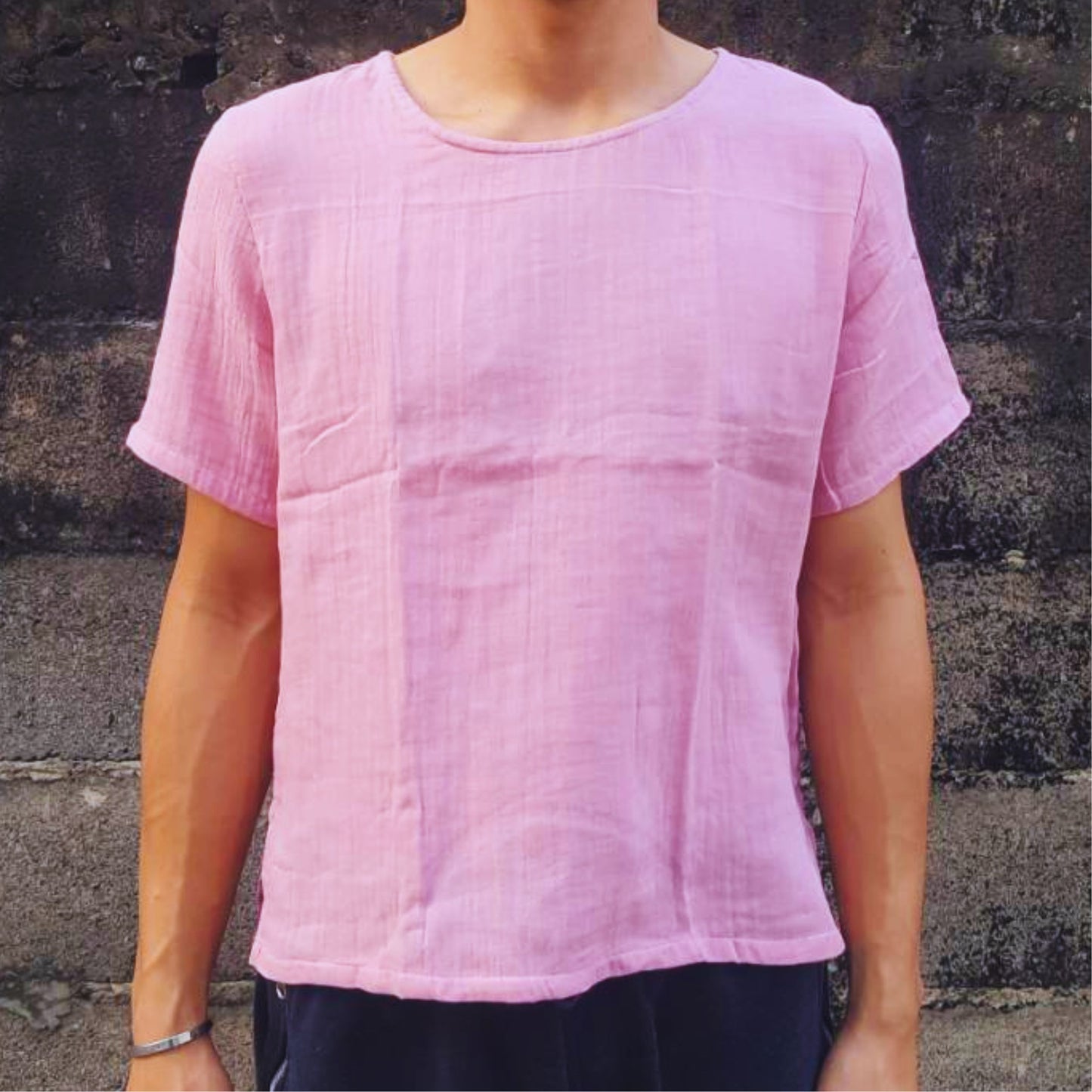 RAK MAE รักแม่ | COMFY COTTON CLASSIC SHIRT - PINK