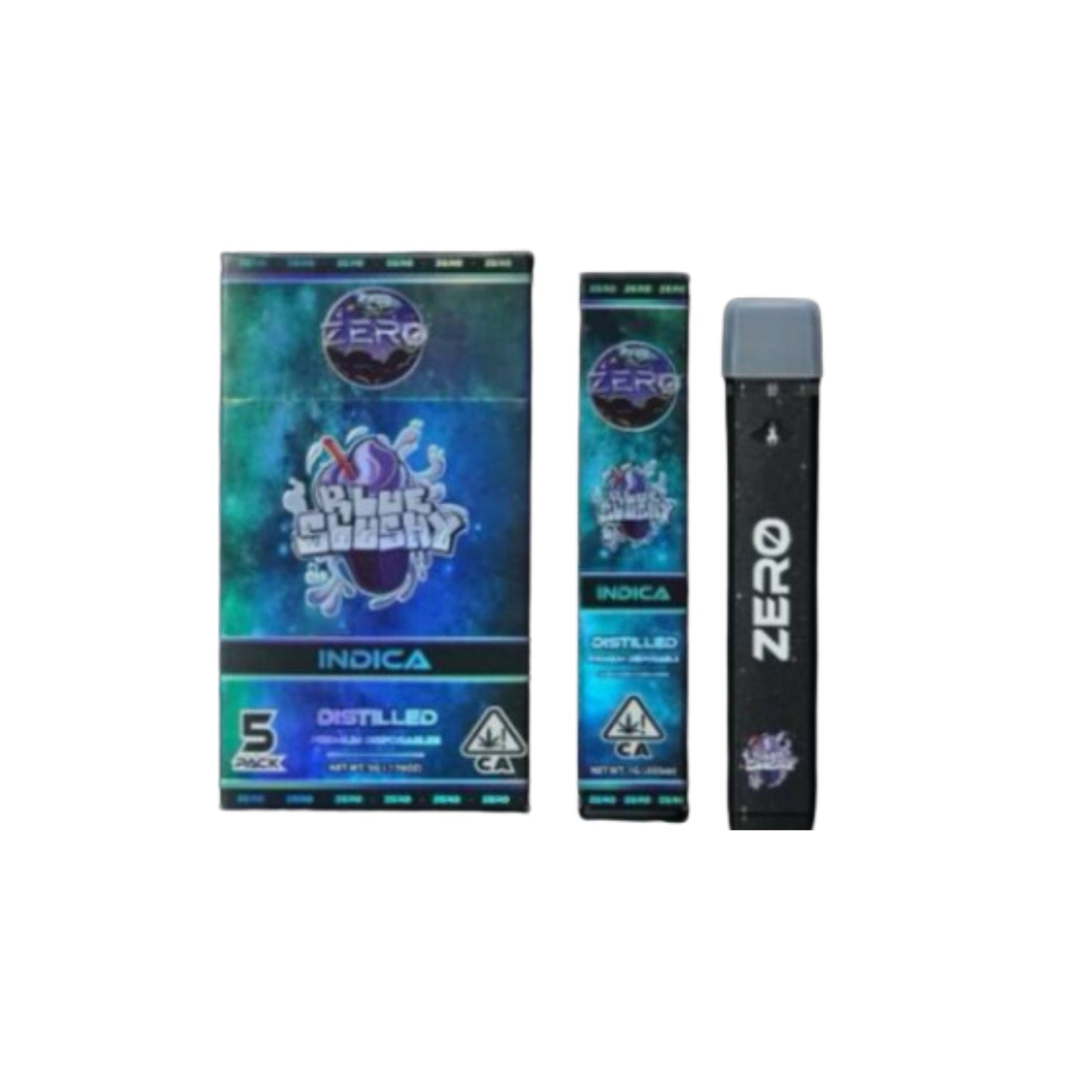 Zero Empty Cartridge | Blue Slushy Disposable Vape Pen 1.0ml