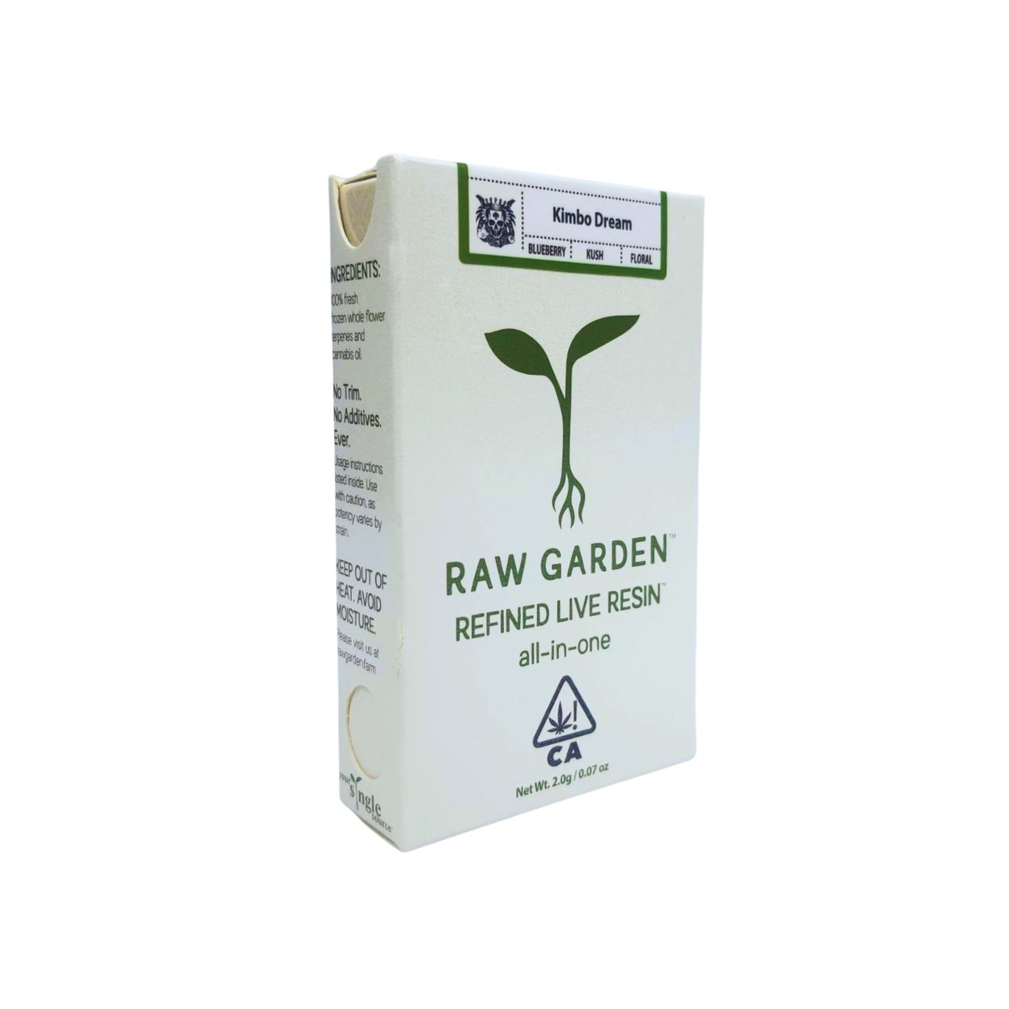 RAW GARDEN - REFINED LIVE RESIN ALL-IN-ONE 2.0ML | KIMBO DREAM : HYBRID