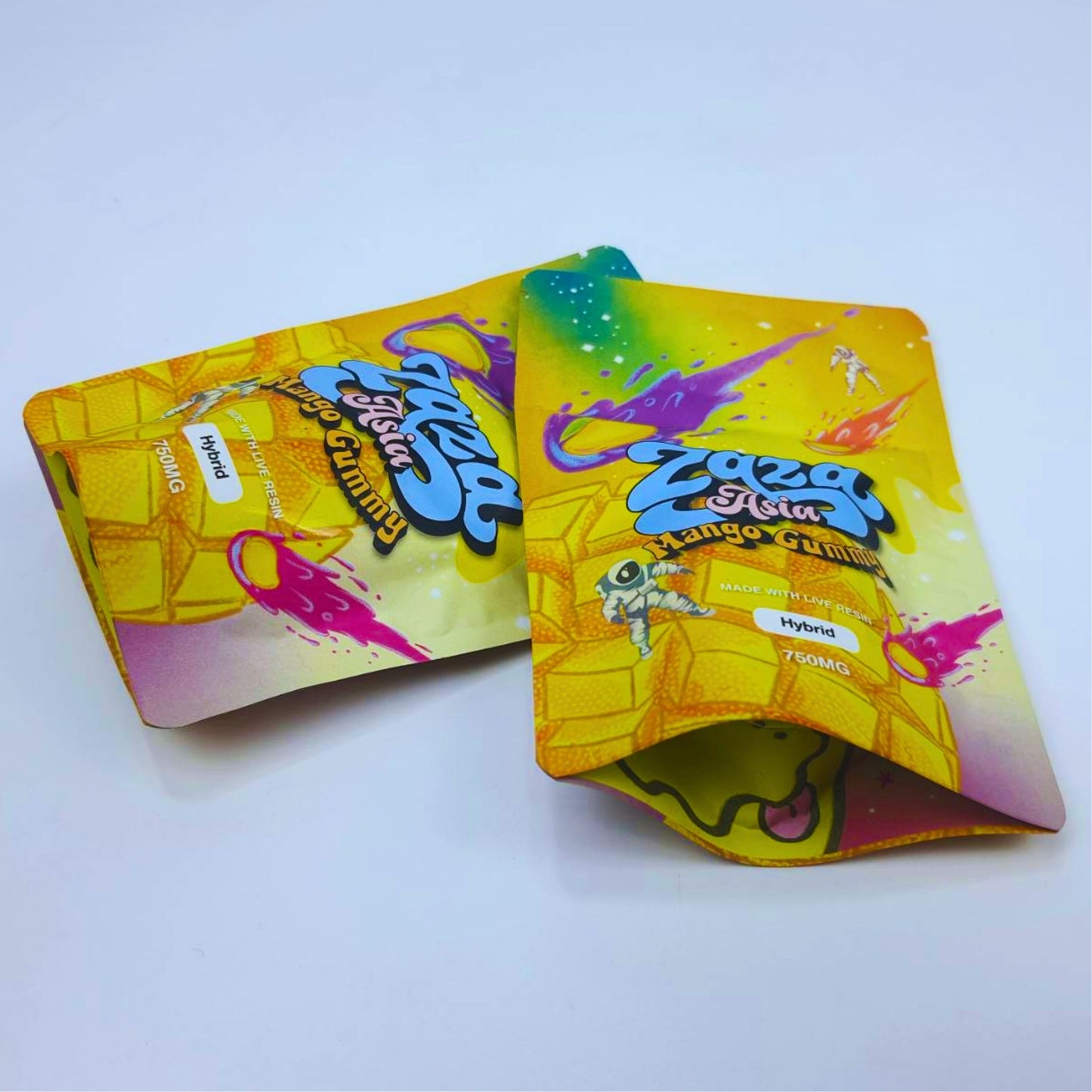 JELLY ZAZA ASIA | MANGO GUMMY 750MG EDIBLES GUMMY INFUSED THC SNACK