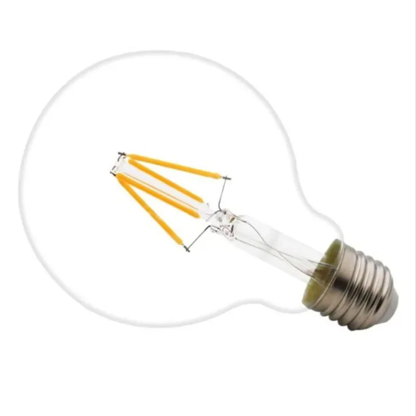 หลอดไฟวินเทจ G95 ฐาน E27 LED Filament  (4W, แสง Warm White)