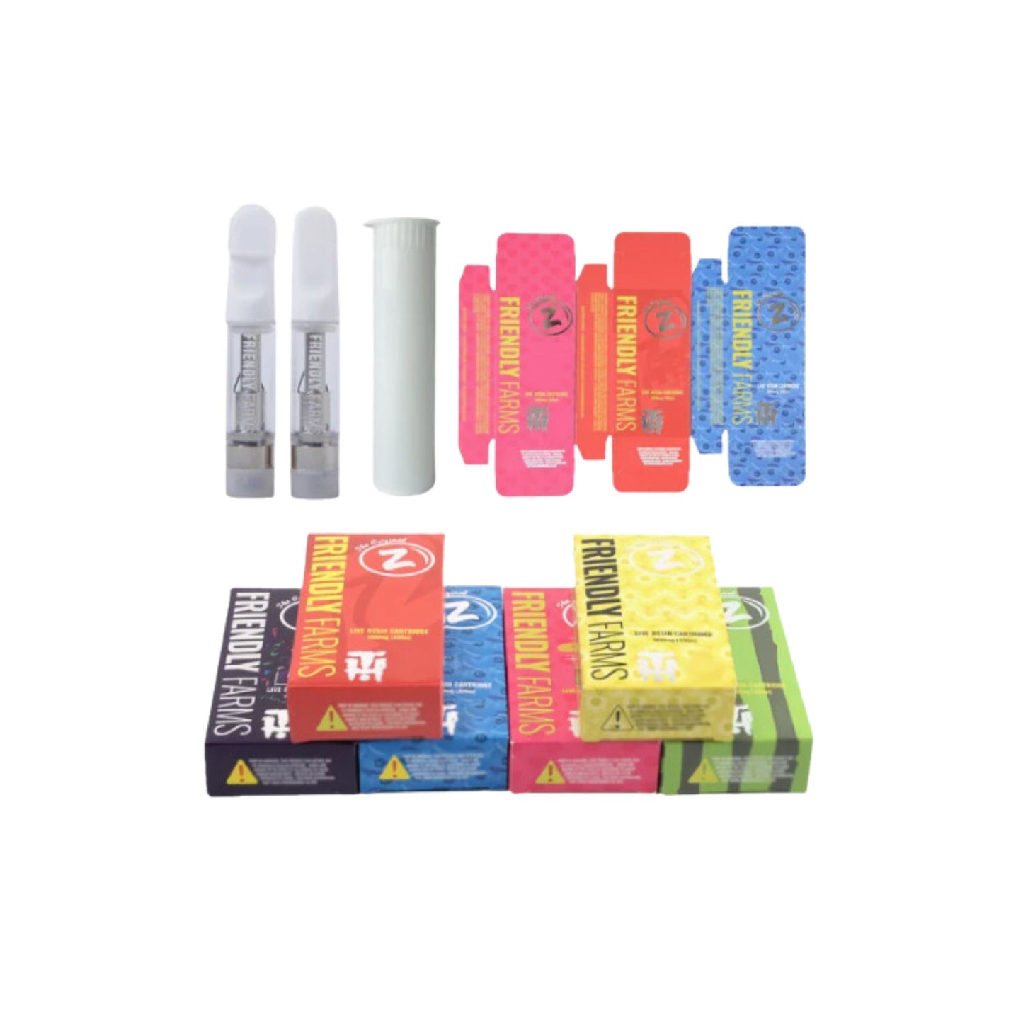 EMPTY CARTRIDGE | FRIENDLY FARMS 0.8ML (5 PIECES / SET)