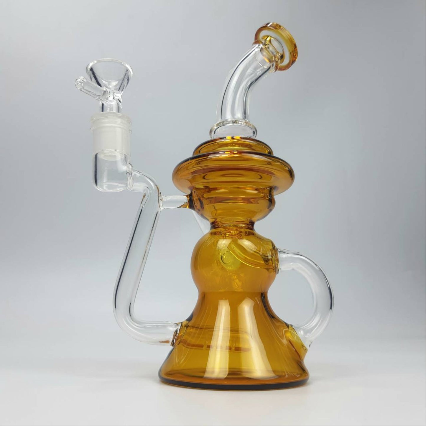 GLASS BONG | THE MAGICIAN RECYCLER RIG 8 INCH WITH INLINE PERC