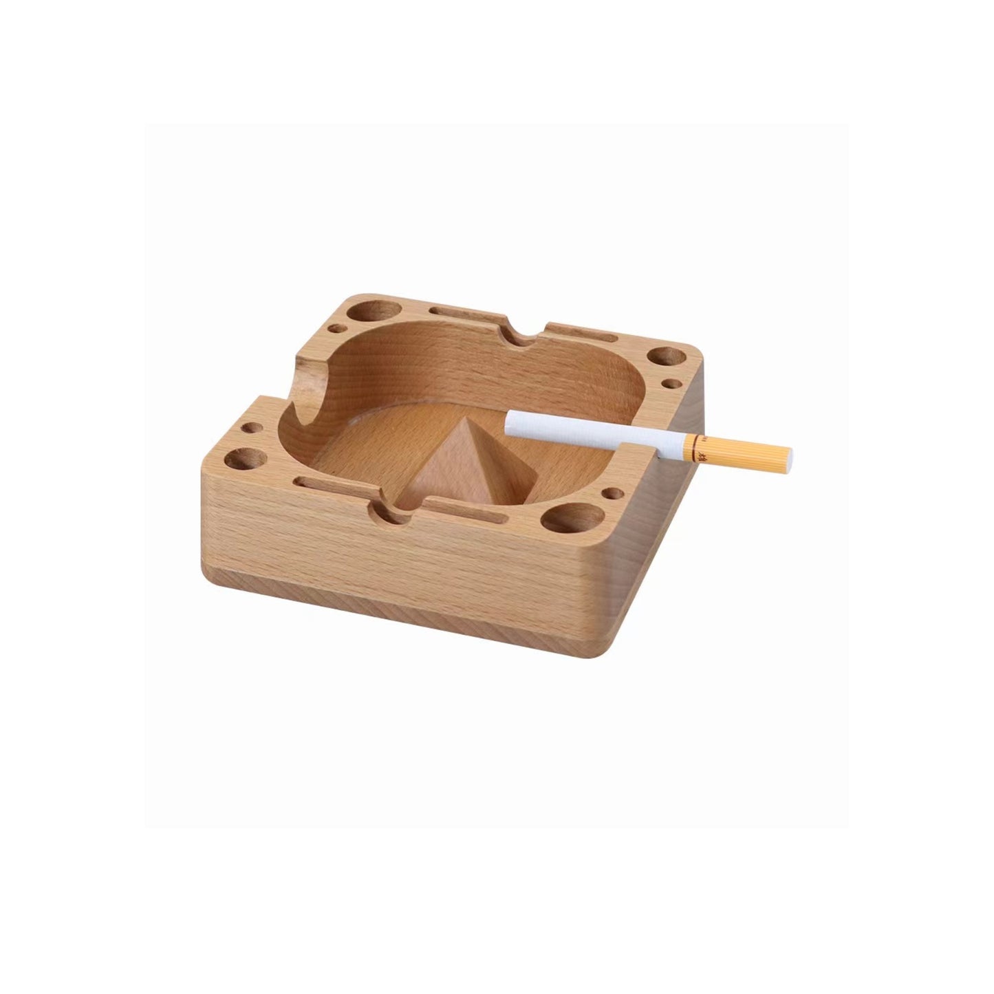 TRAY | SQUARE SHAPE ASHTRAY | 11.8x11.8x3.5 CM.
