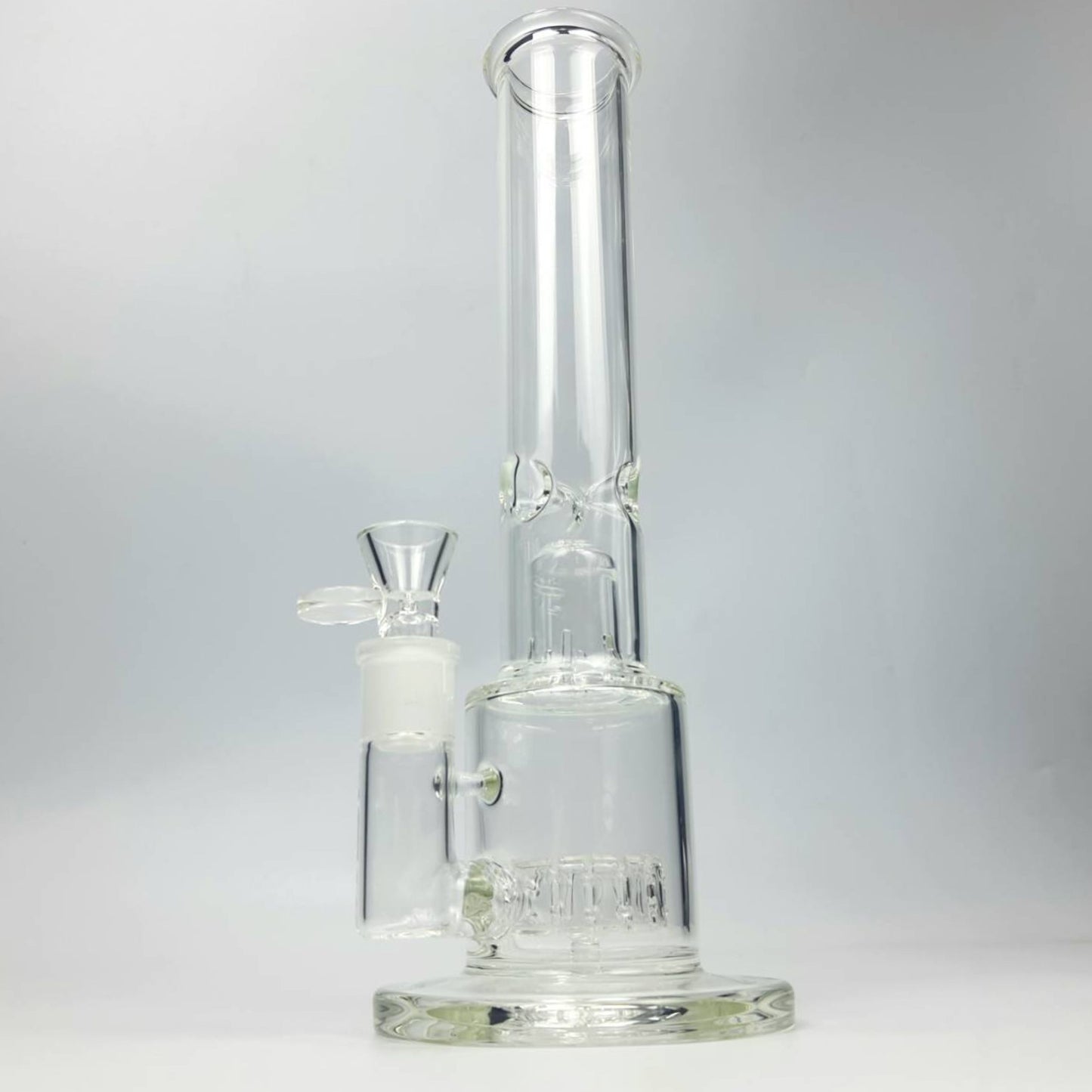 GLASS BONG | DYNASTY STRAIGHT 12 INCH WITH HELIX & DOME PERC