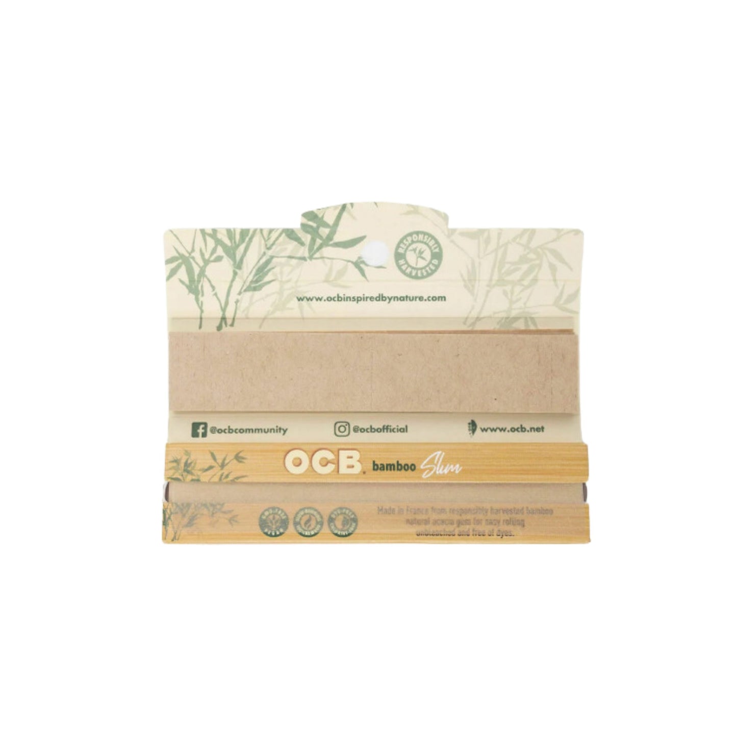 ROLLING PAPER | OCB BAMBOO KINGSIZE WITH FILTER ROLLING PAPER