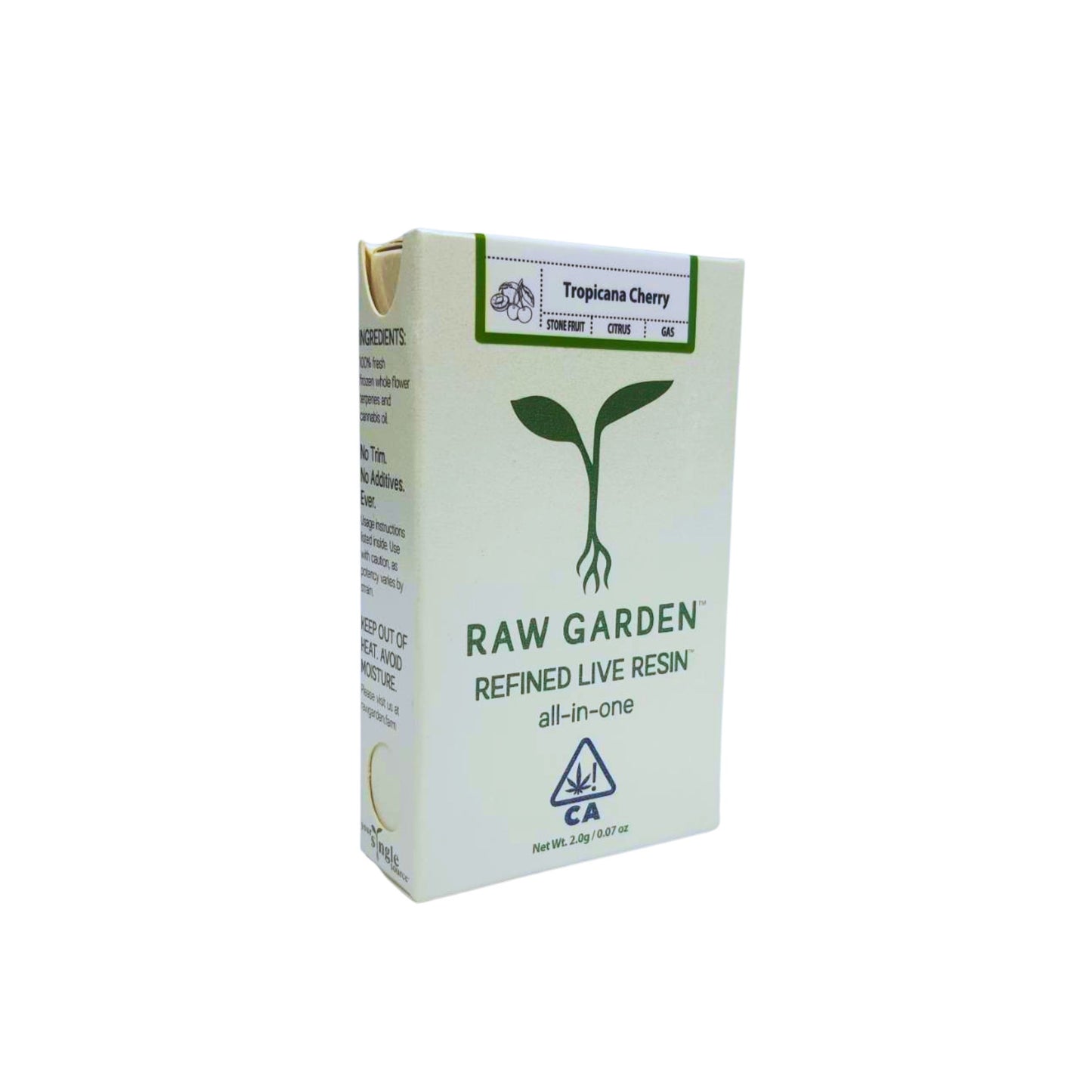 RAW GARDEN - REFINED LIVE RESIN ALL-IN-ONE 2.0ML | TROPICANA CHERRY : SATIVA