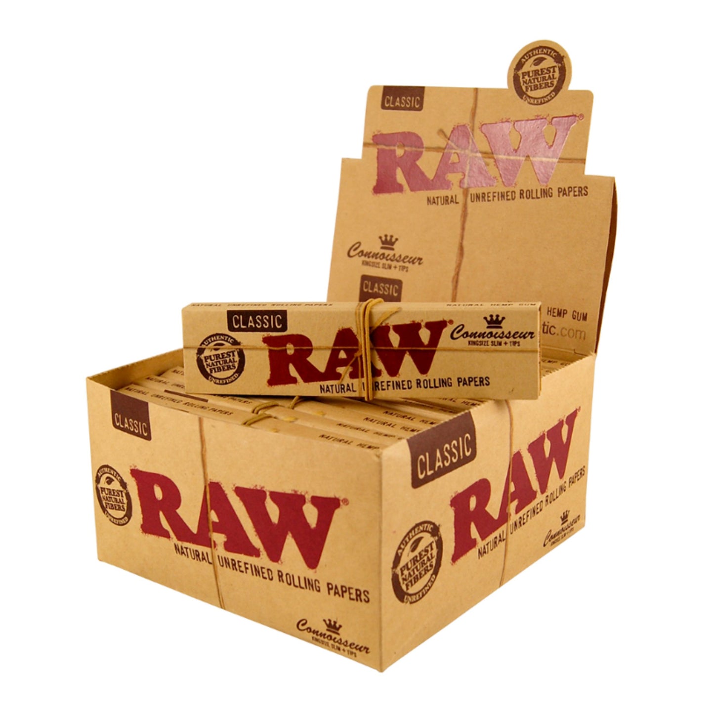 ROLLING PAPER | RAW CLASSIC KINGSIZE CONNOISSEUR WITH TIP