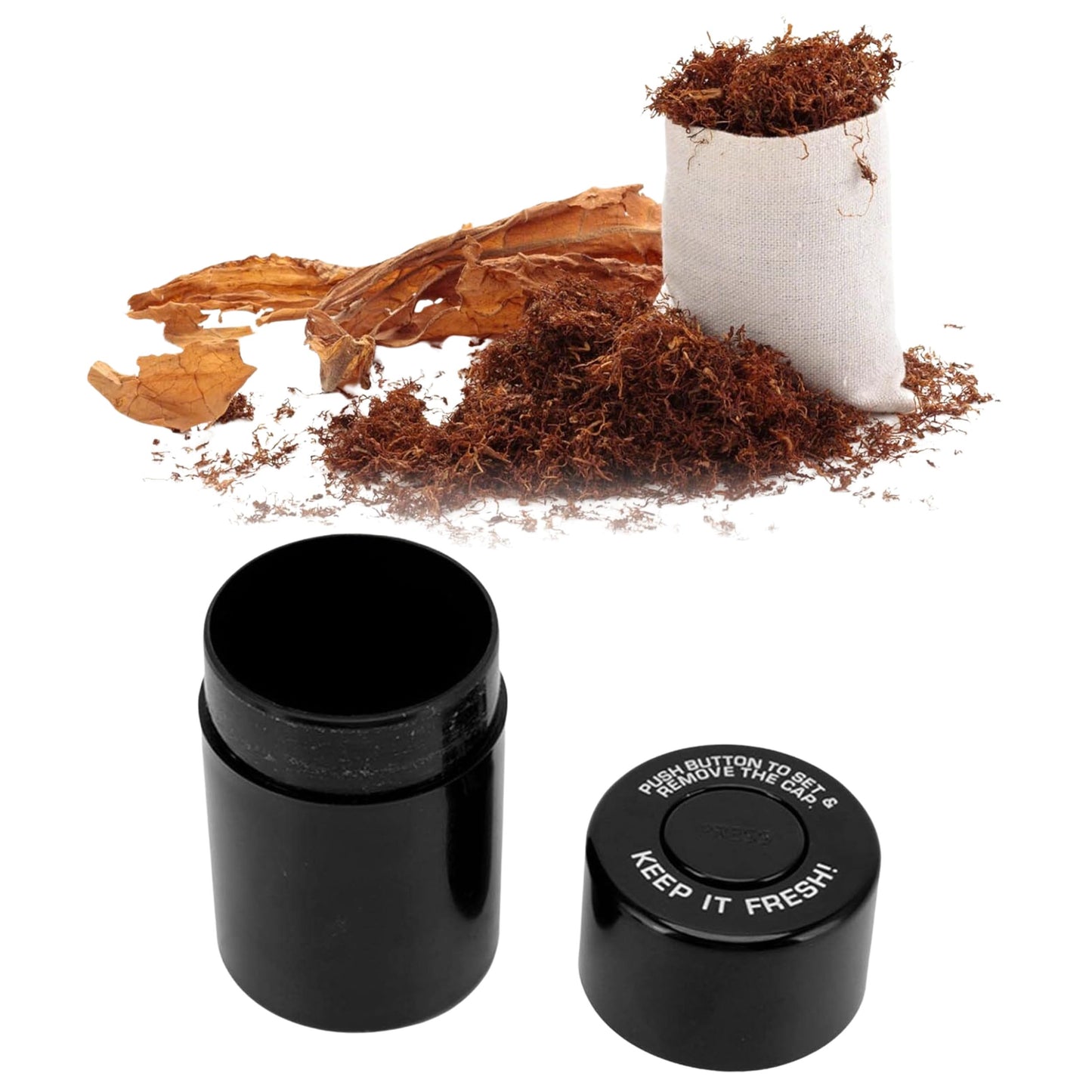 PLASTIC SEALED CAN BLACK