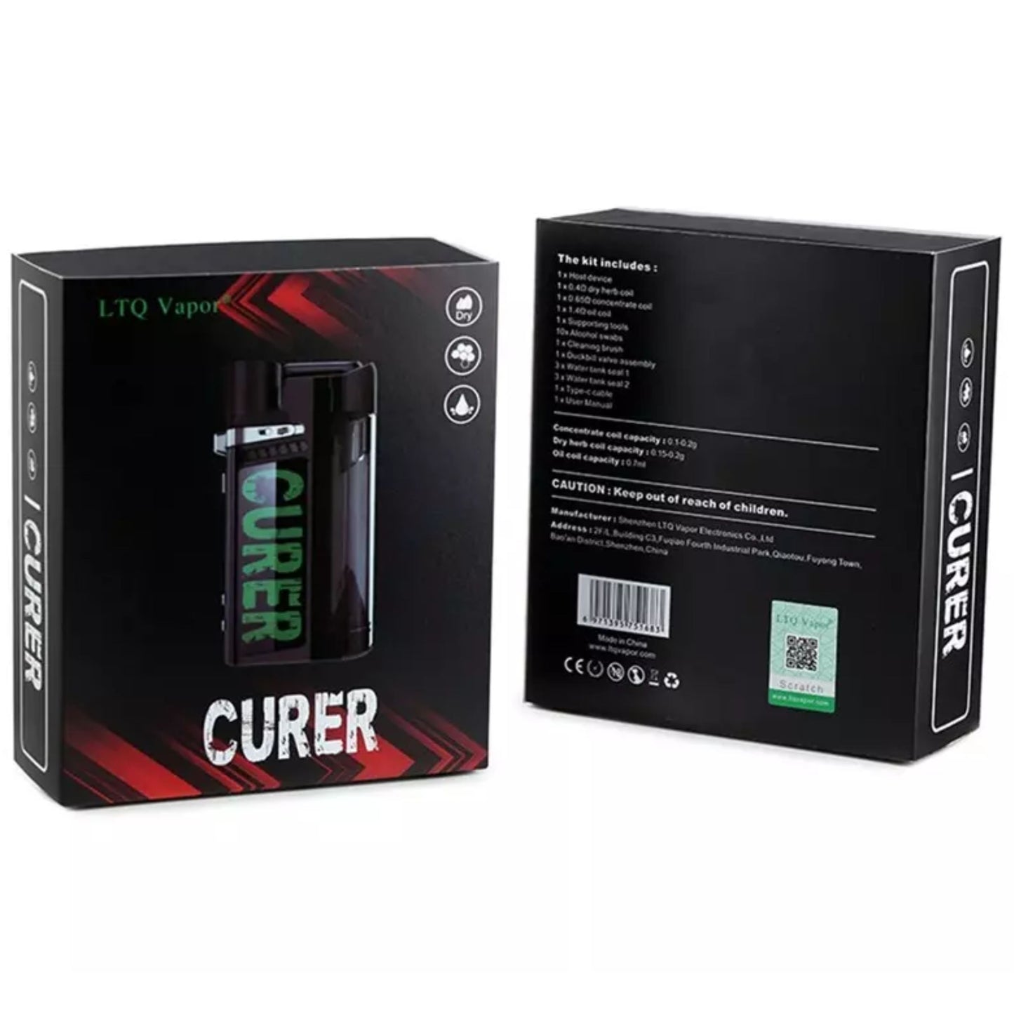 LTQ VAPOR | CURER DRY HERB WAX OIL 3 IN 1 Dry Herb Wax Oil 3 in 1