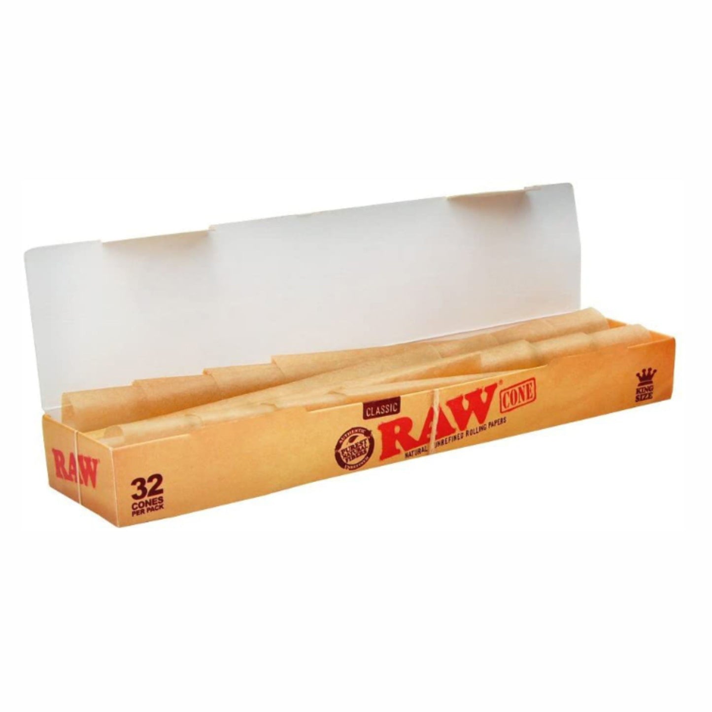 ROLLING PAPER | RAW CLASSIC PRE-ROLLED CONE KINGSIZE WITH TIP