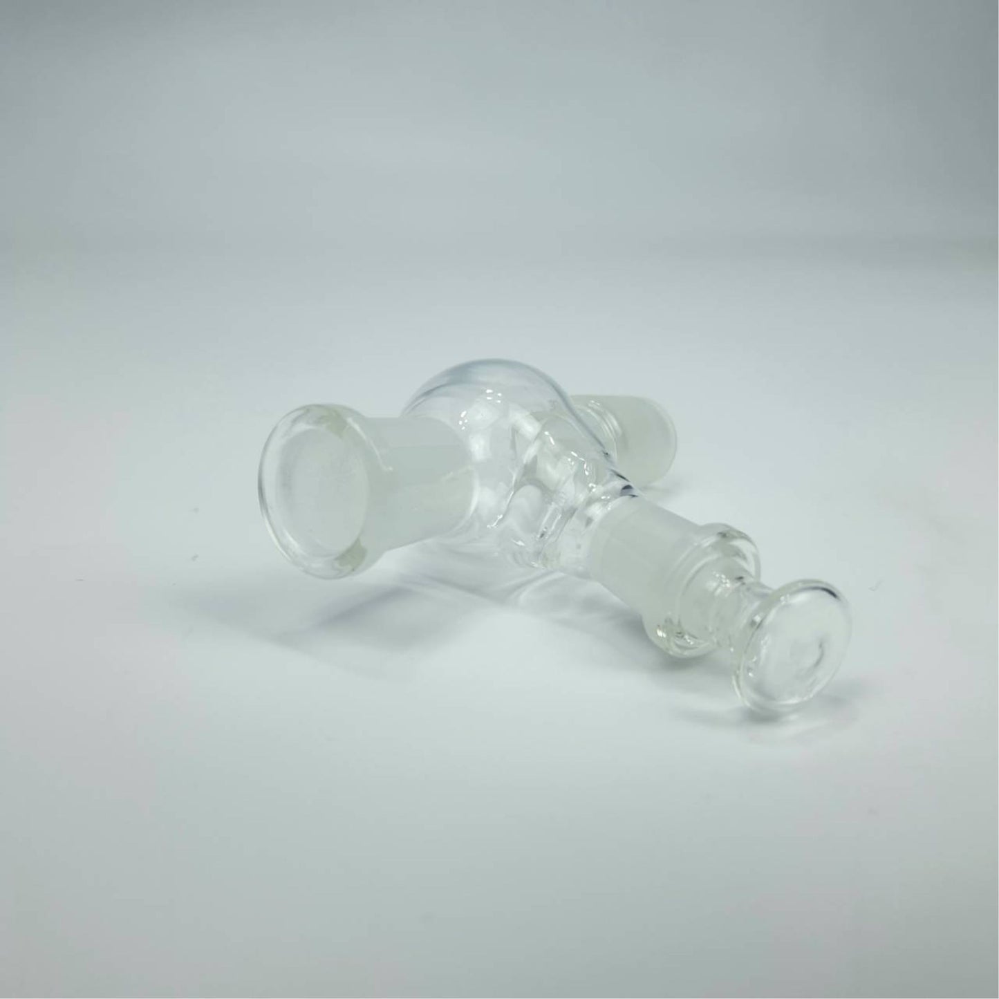 GLASS TUBE | GLASS BOWL 2FEMALE WITH LID 18MM IN / 14MM OUT & 14&18MM IN / 14MM OUT