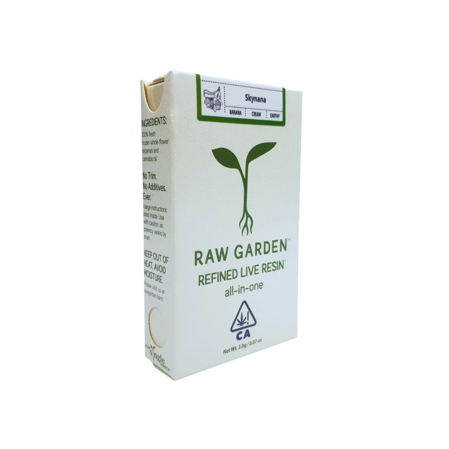 RAW GARDEN - REFINED LIVE RESIN ALL-IN-ONE 2.0ML | SKYNANA : INDICA