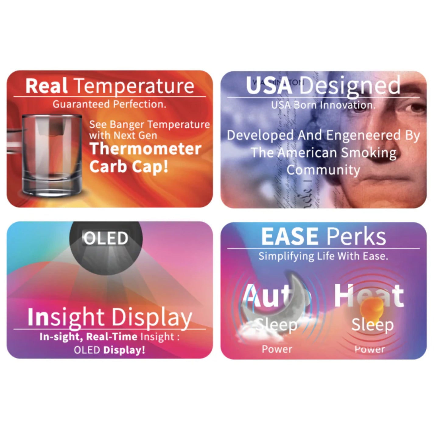 YOCAN | HEAT VISION THERMOMETER CARB CAP BLACK