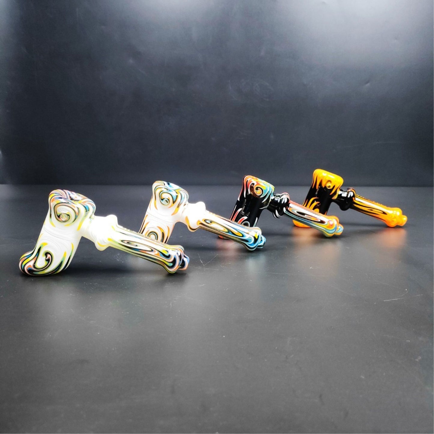 Glass Bong | Dazed Haze Bubbler 5.2" Length with America North Star Glass Rod