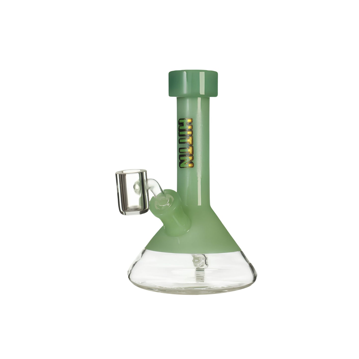 GLASS BONG | HITTIN BEAKER 6.5 INCH DAB RIG WITH 14MM QUART BANGER