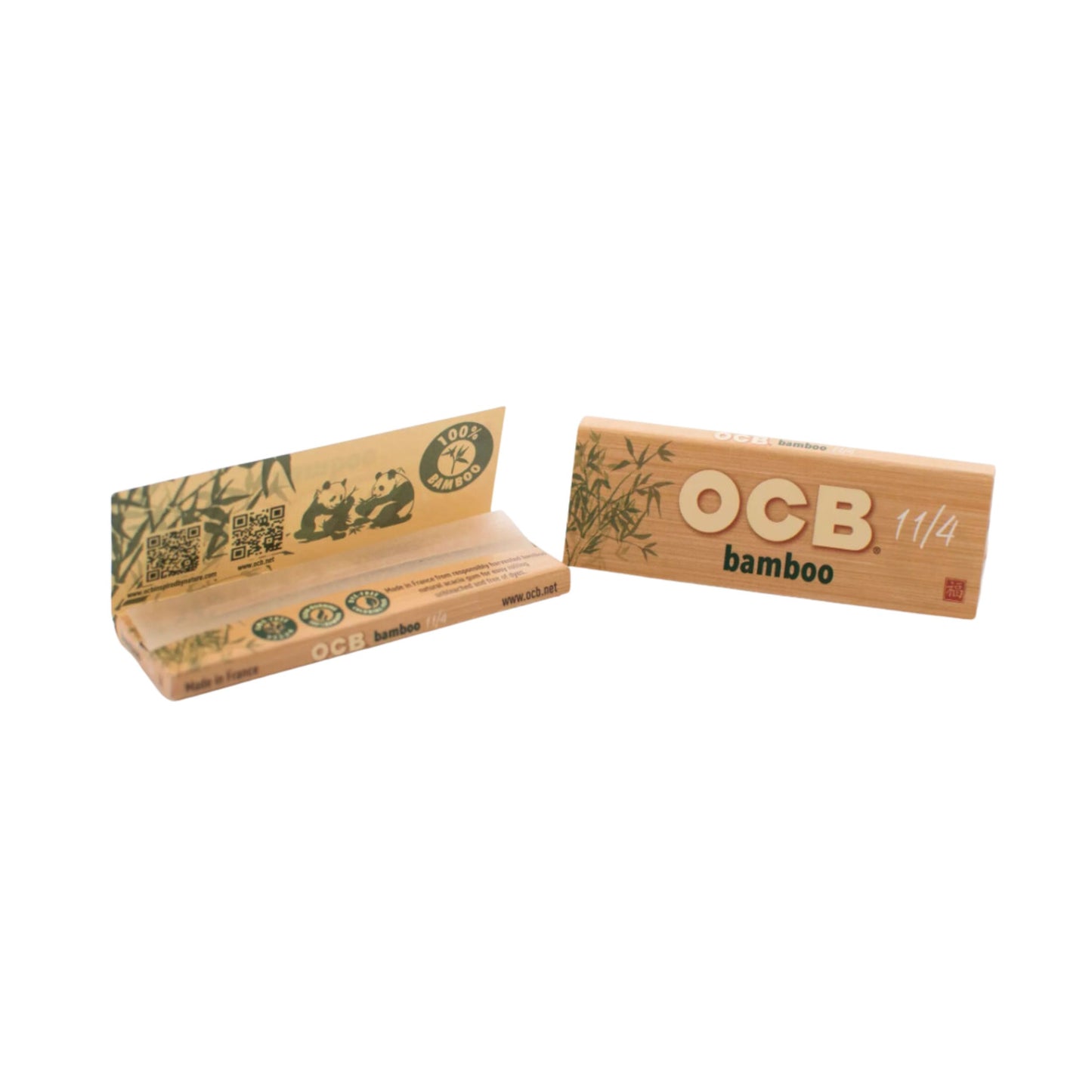 ROLLING PAPER | OCB BAMBOO 1 1/4 INCH ROLLING PAPER