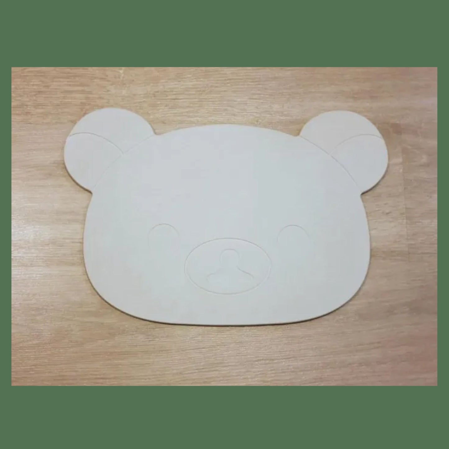 พรมหินเช็ดเท้าญี่ปุ่น น้องหมี 300x450mm - BEAR SHAPE DIATOMITE BATH