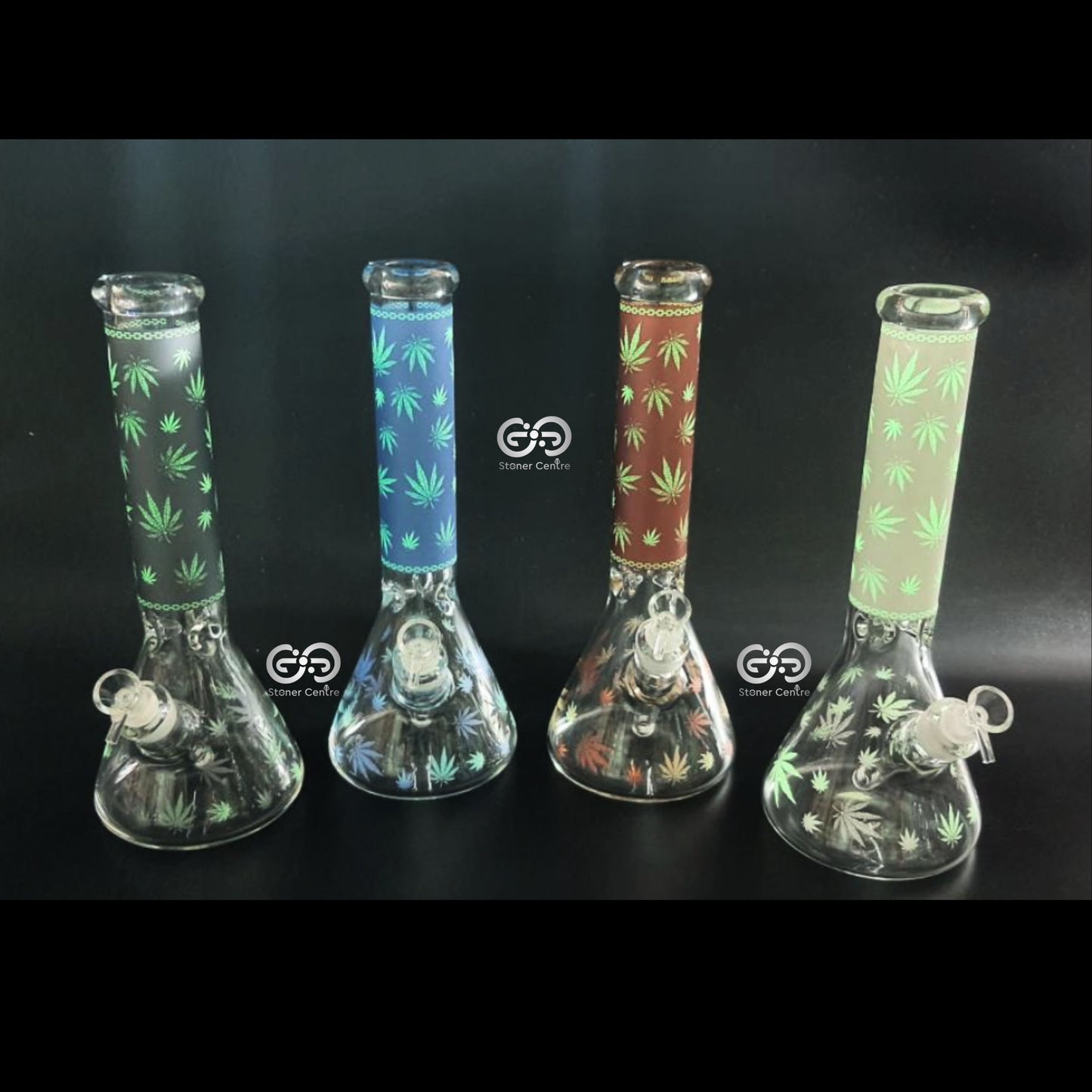 Glass Bong | MJ BEAKER GLOW IN THE DARK 14 INCH