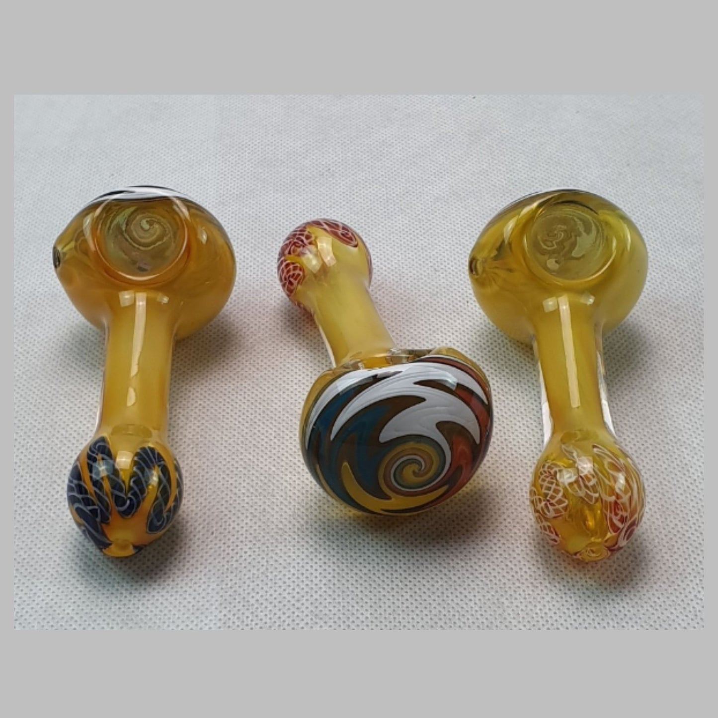 PIPE | DAZED CLASSIC SPOON YELLOW PIPE 4 INCH