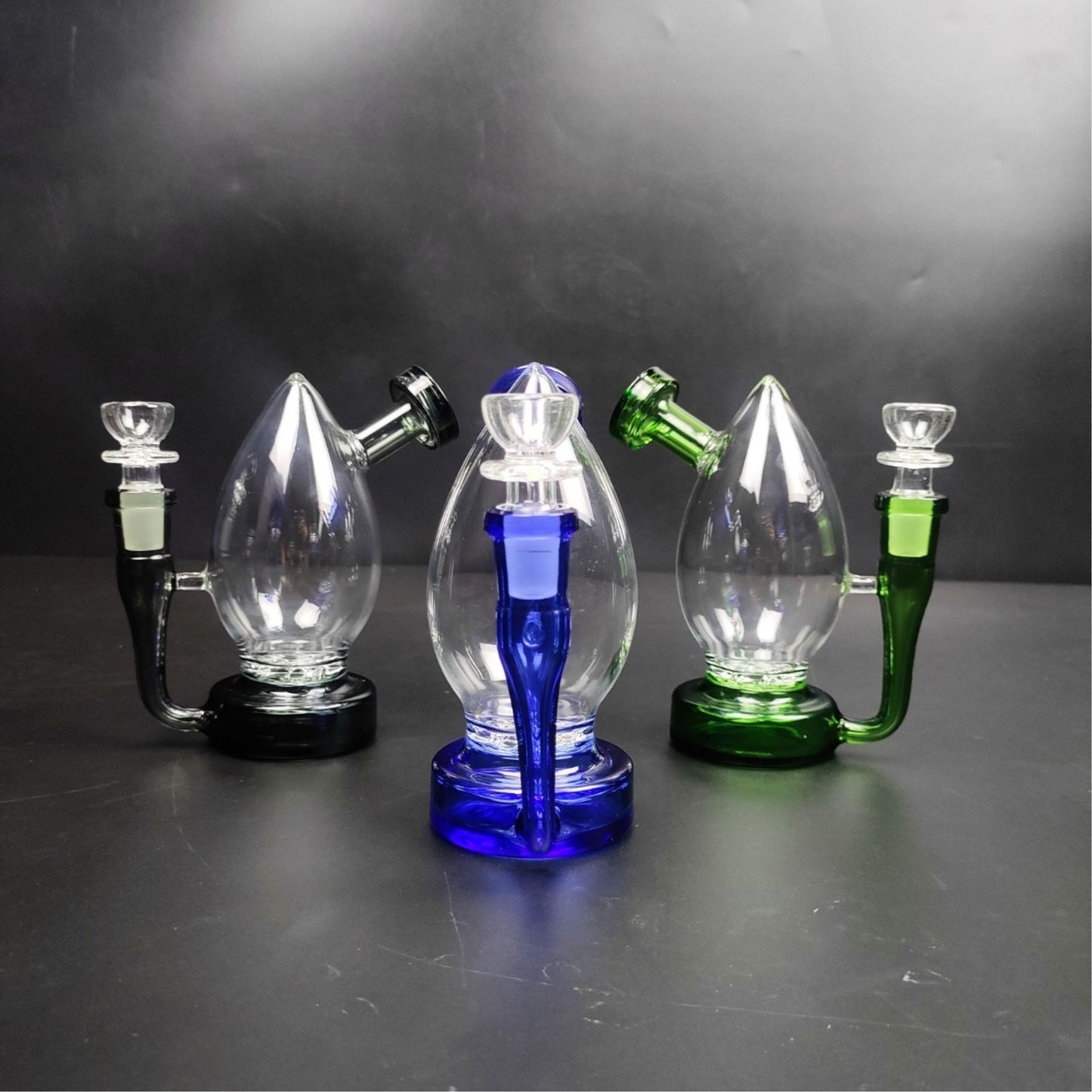 Glass Bong | PHOENIX DROPLET OIL RIG 6 INCH WITH TURBINE PERCOLATOR