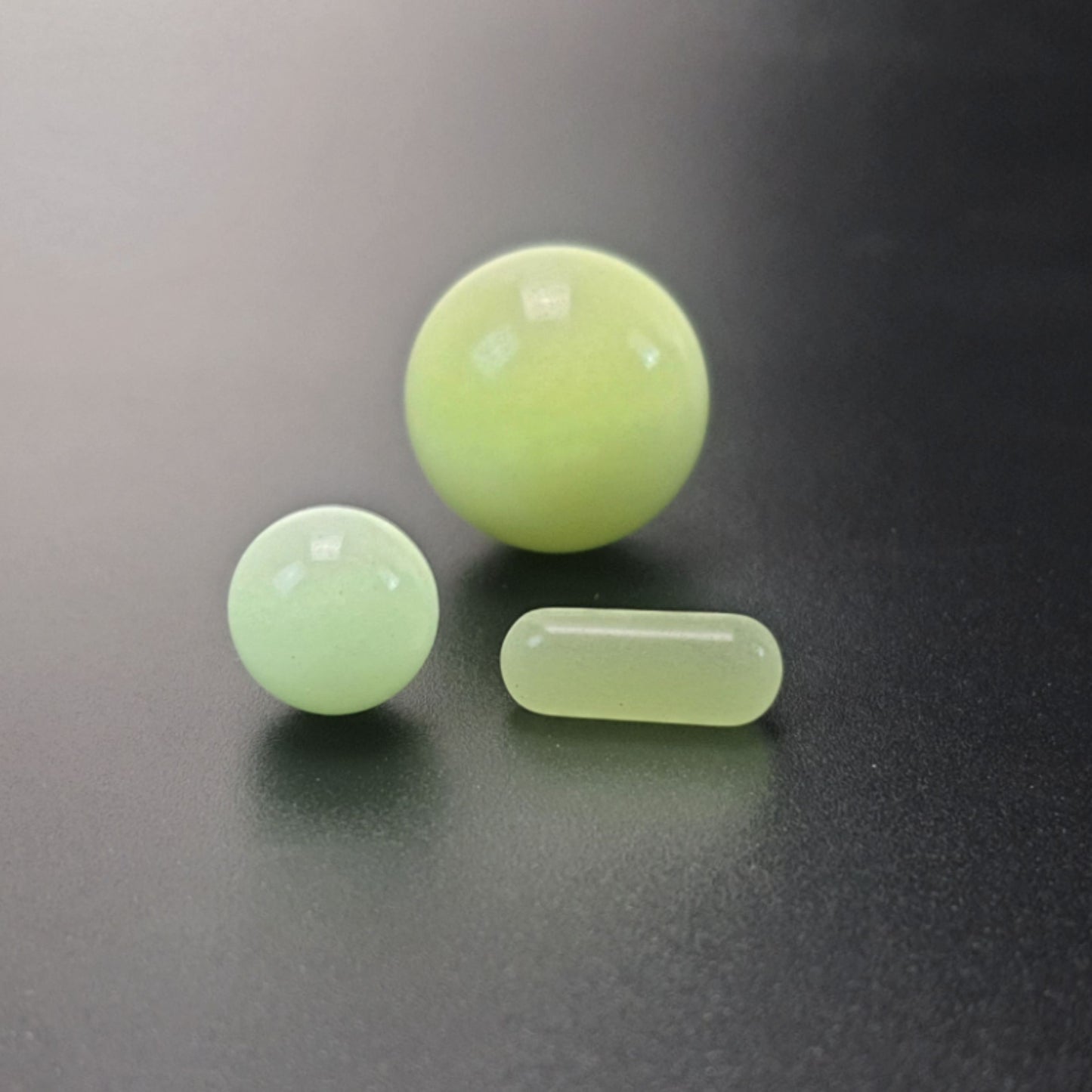 QUARTZ BOWL | LUMINOUS DAB PEARL GLOW IN THE DARK 3 IN 1 SET