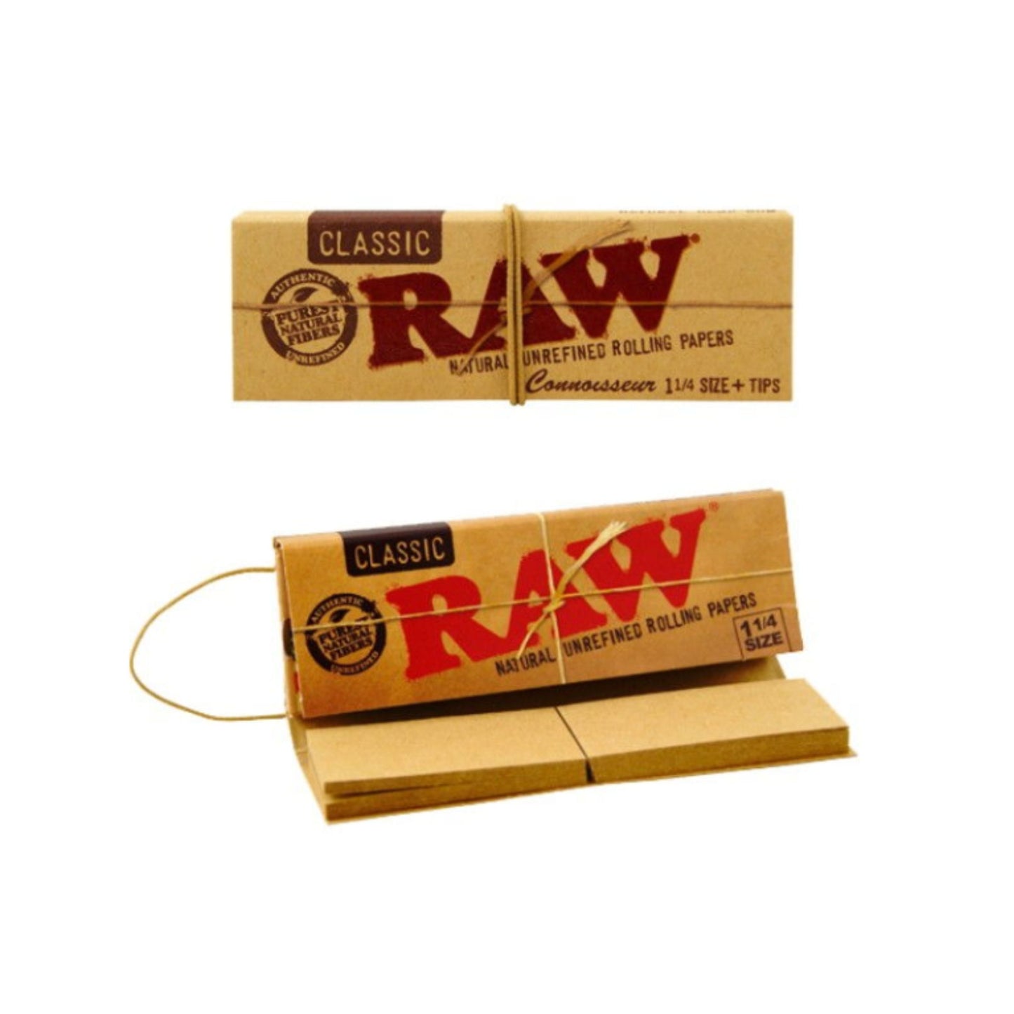 ROLLING PAPER | CHA RAW CLASSIC CONNOISSEUR 1 ¼" WITH TIPS