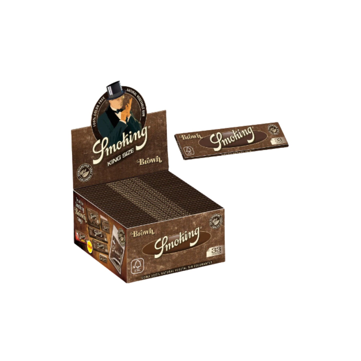 ROLLING PAPER | SMOKING BROWN KINGSIZE ROLLING PAPER