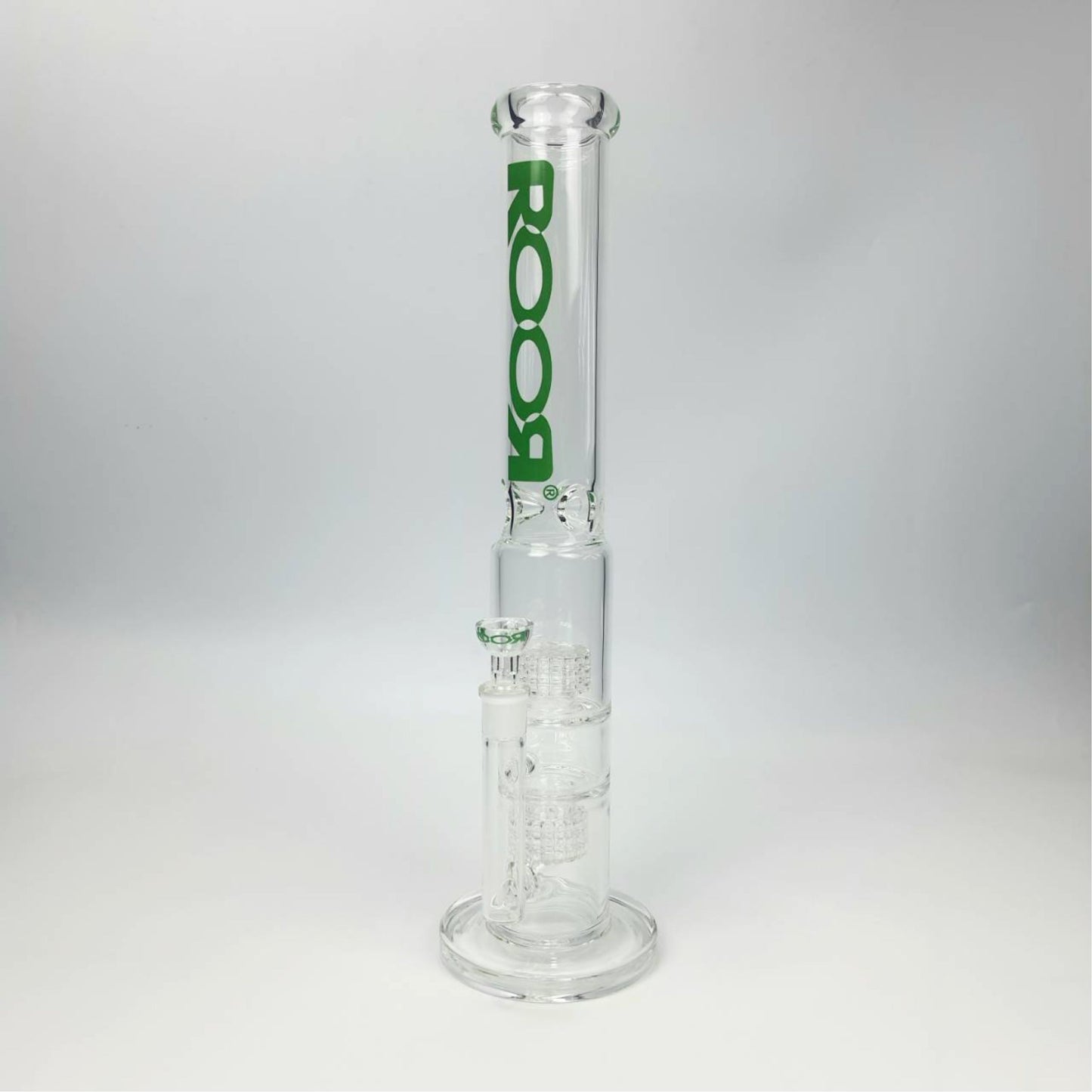 Glass Bong | ROOR TECH STRAIGHT WITH DOUBLE MATRIX PERCOLATORS 16 INCH